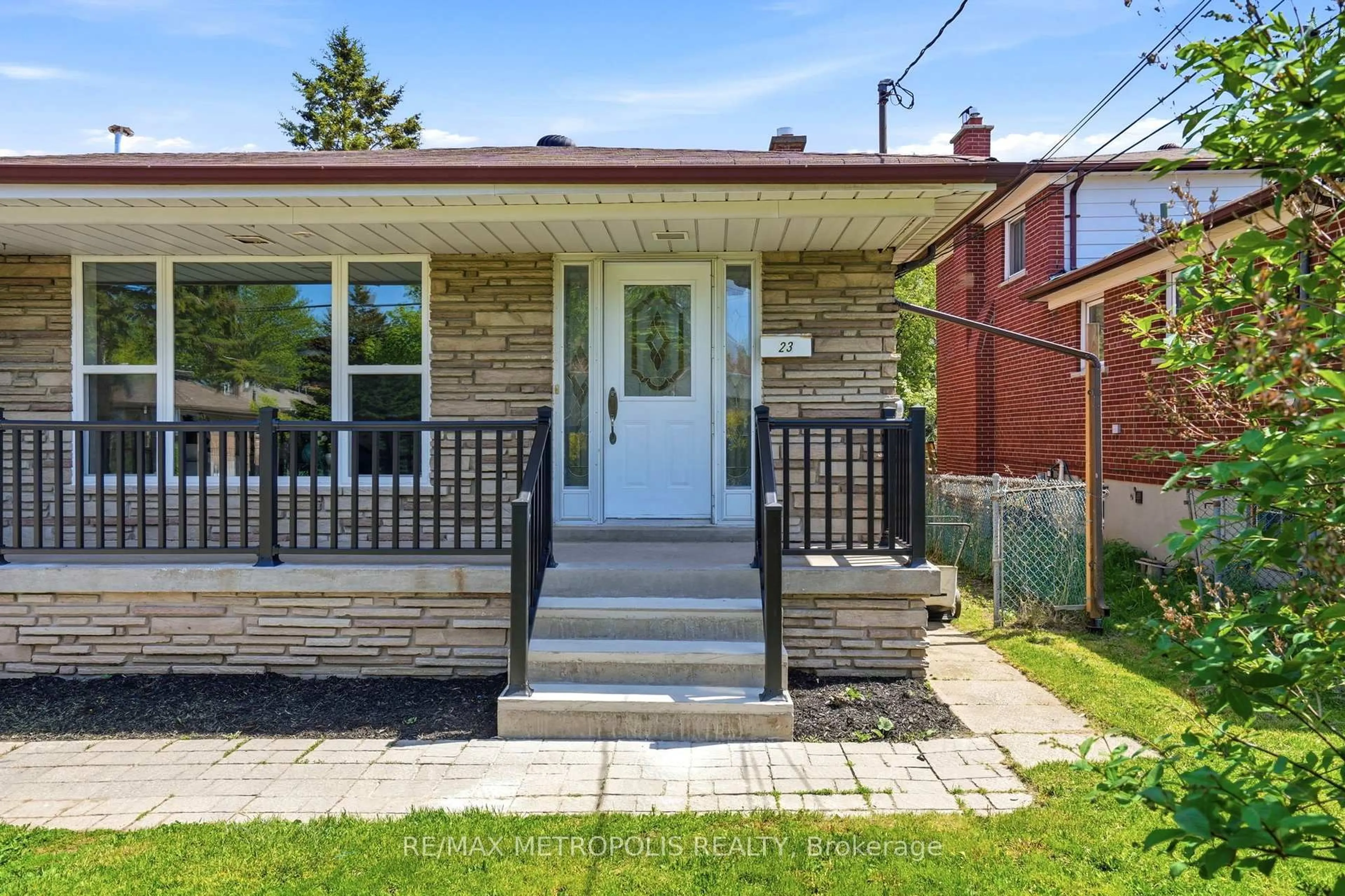 Home with brick exterior material, street for 23 Lochleven Dr, Toronto Ontario M1M 3R9