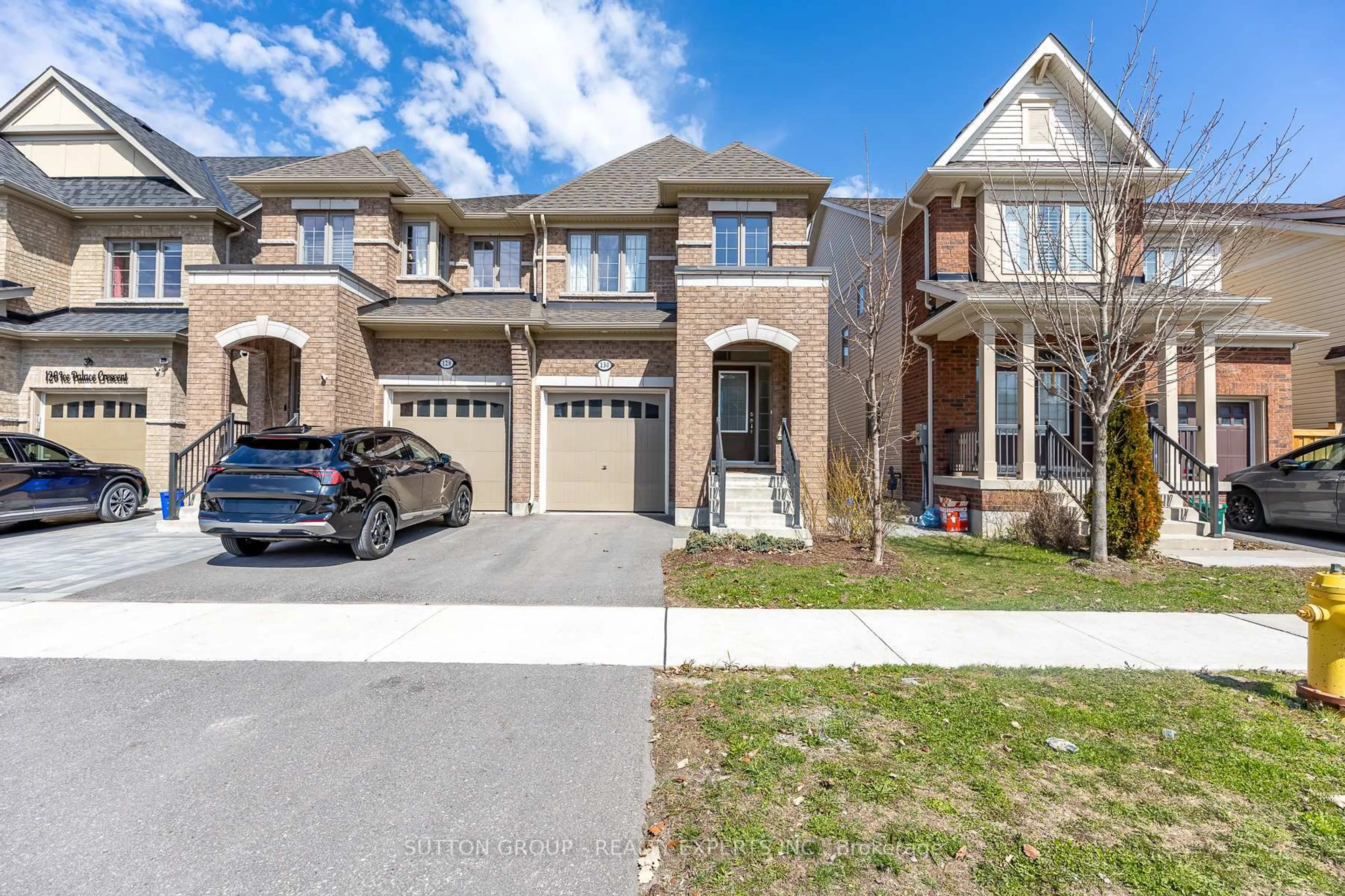 Home with brick exterior material, street for 130 Ice Palace Cres, Oshawa Ontario L1H 7K4
