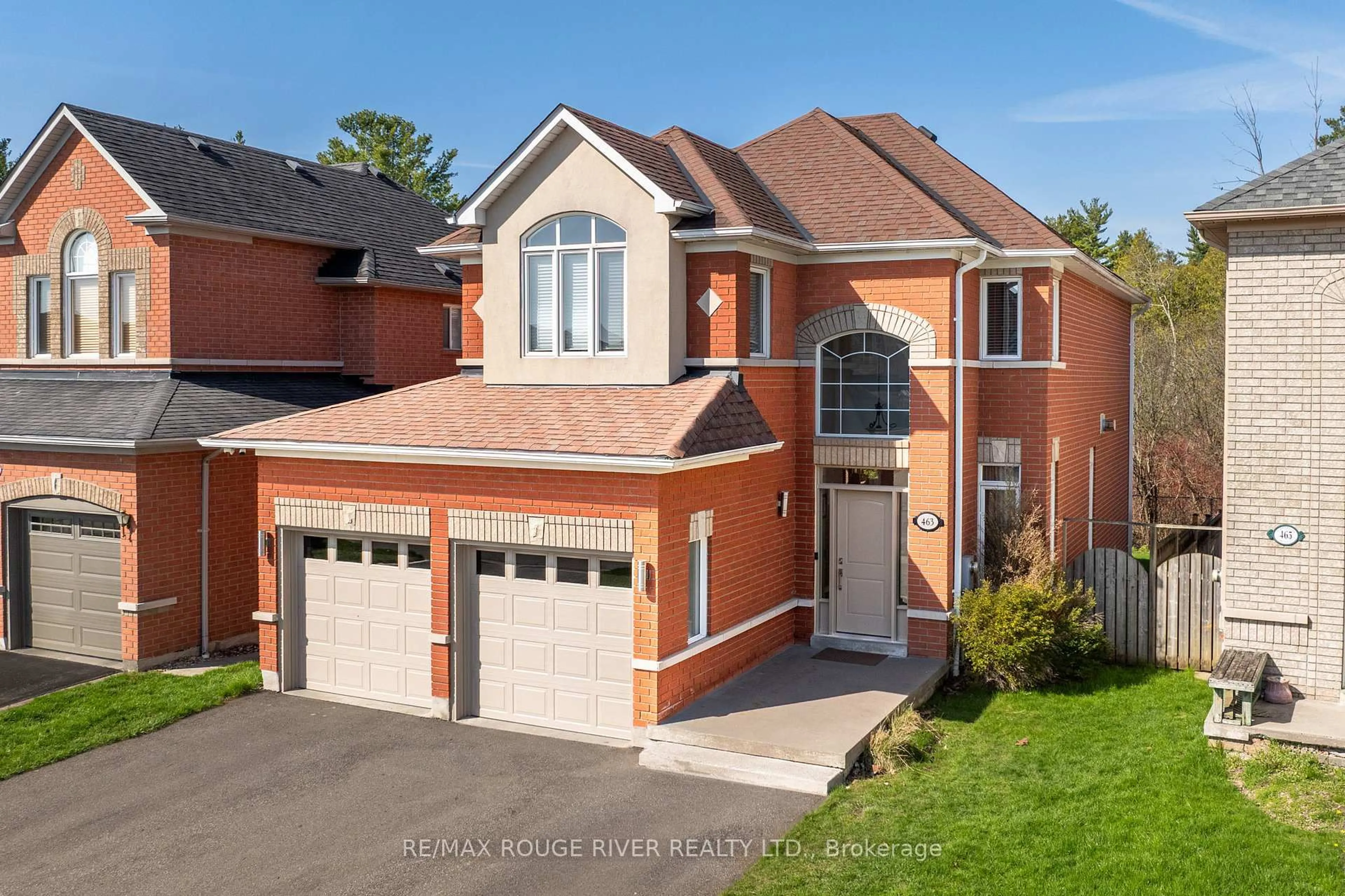 Home with brick exterior material, street for 463 Summerpark Cres, Pickering Ontario L1V 7A9