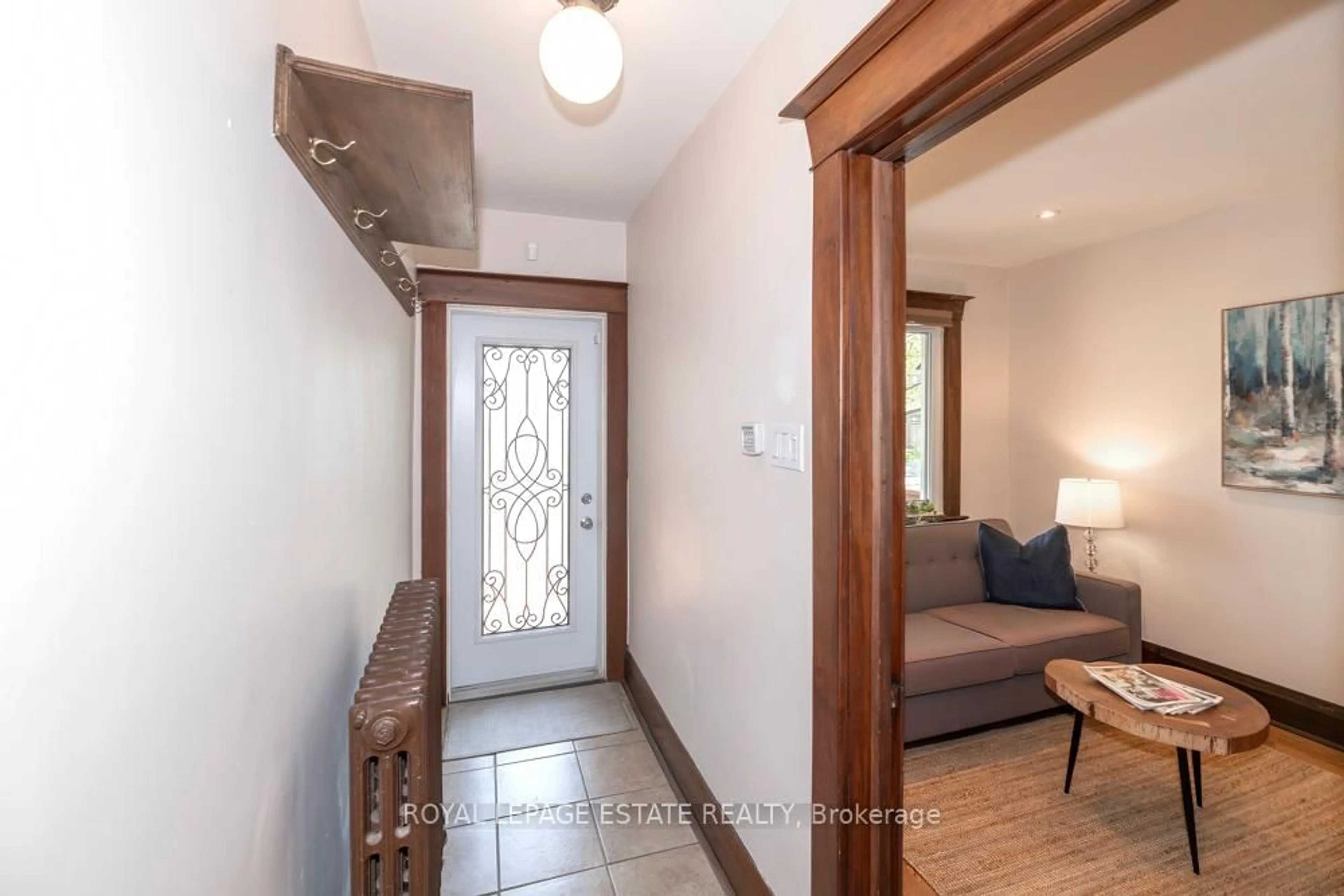 Indoor entryway for 58 Chatham Ave, Toronto Ontario M4J 1K6