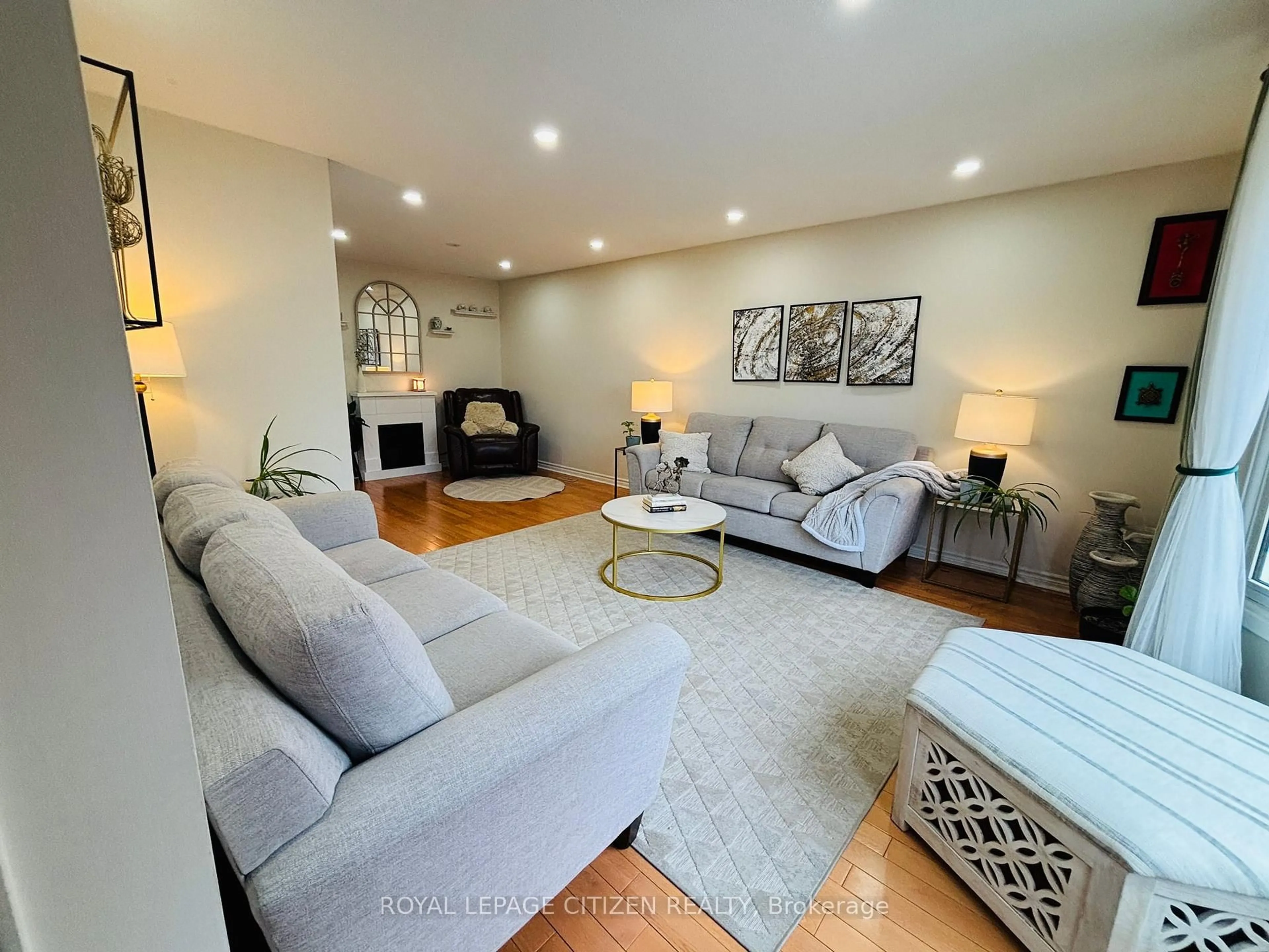 Living room with furniture, unknown for 229 Glen Hill Dr, Whitby Ontario L1N 7J5