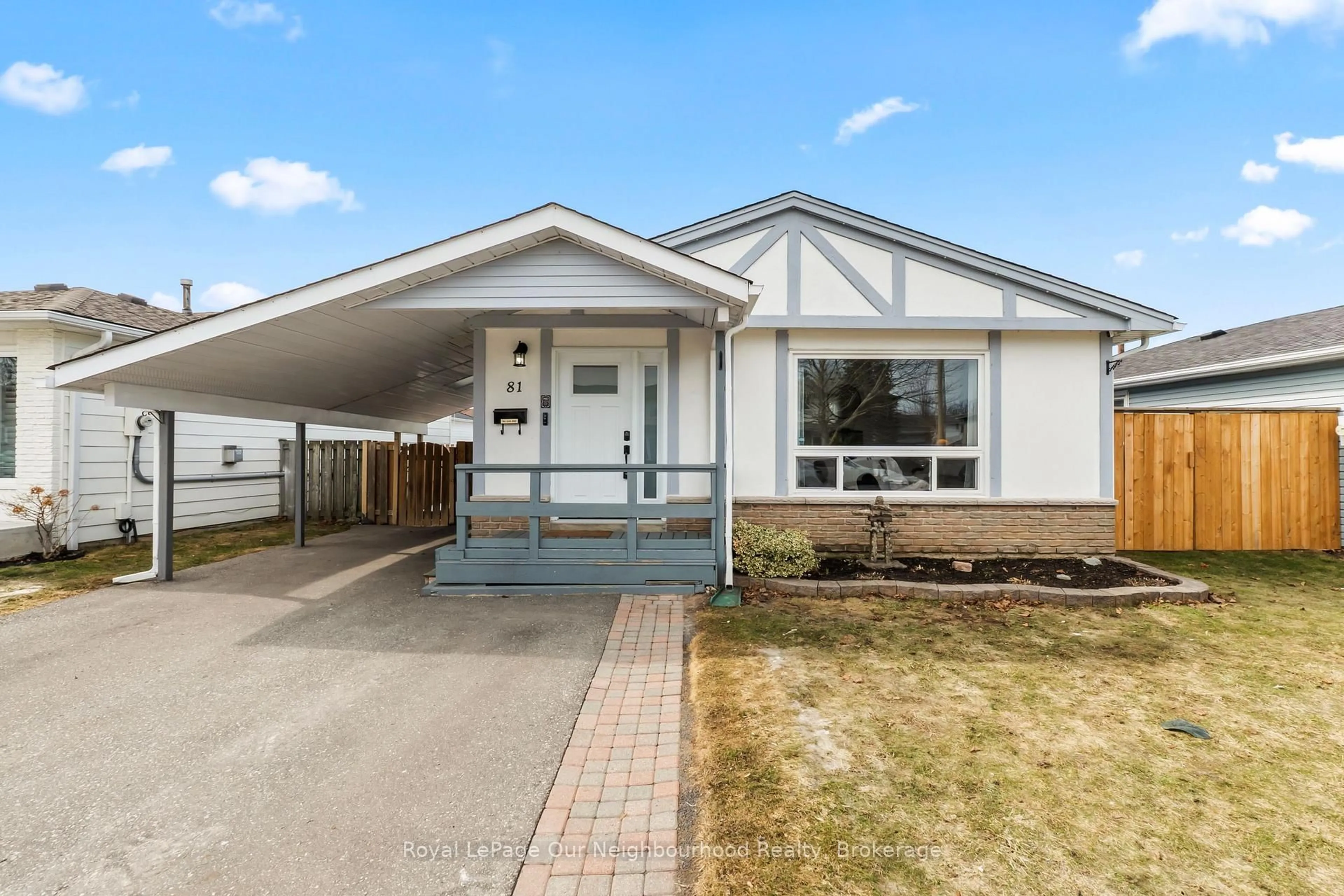 Home with vinyl exterior material, street for 81 Swanston Cres, Ajax Ontario L1S 3J5