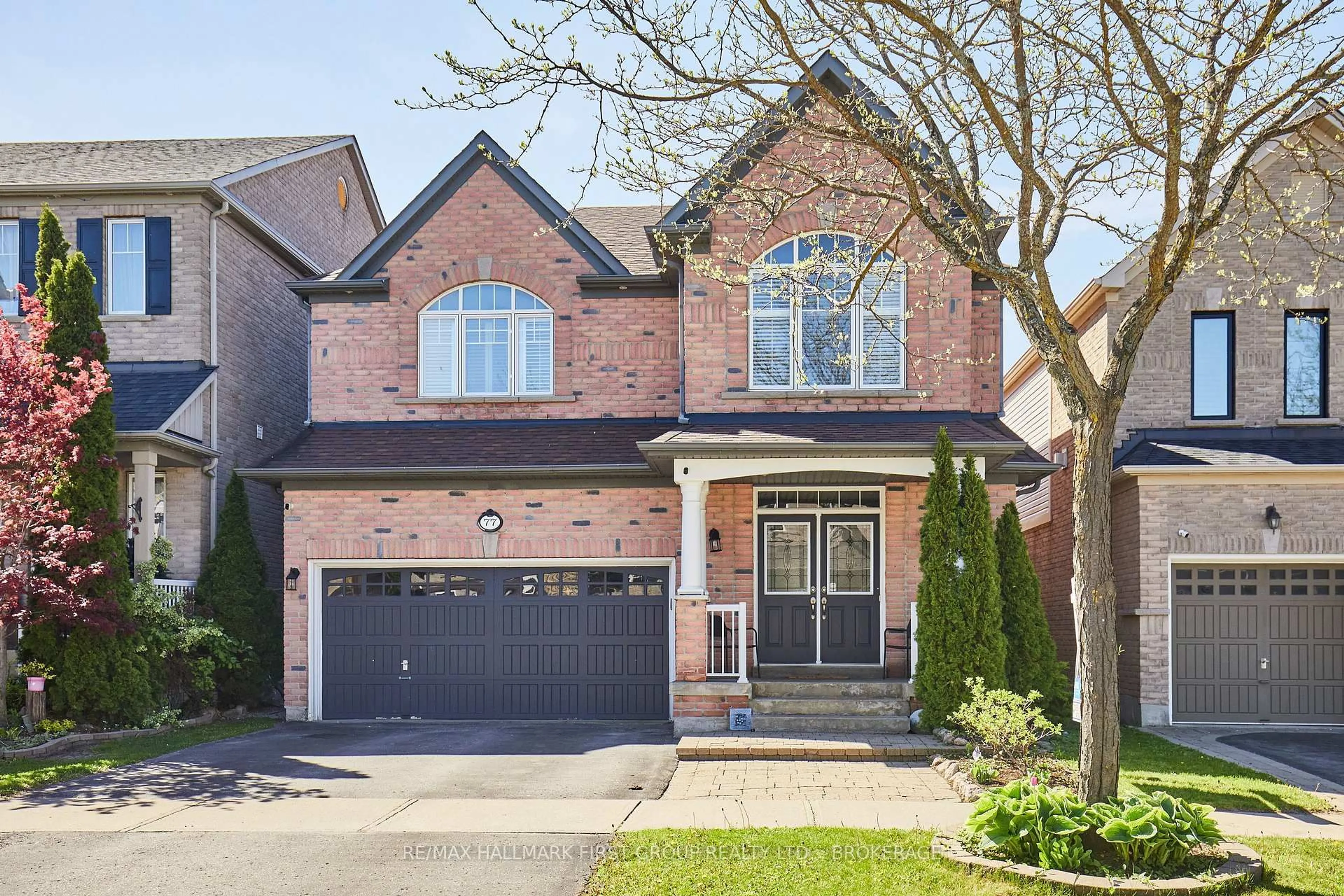 Home with brick exterior material, street for 77 Bambridge St, Ajax Ontario L1Z 1R2