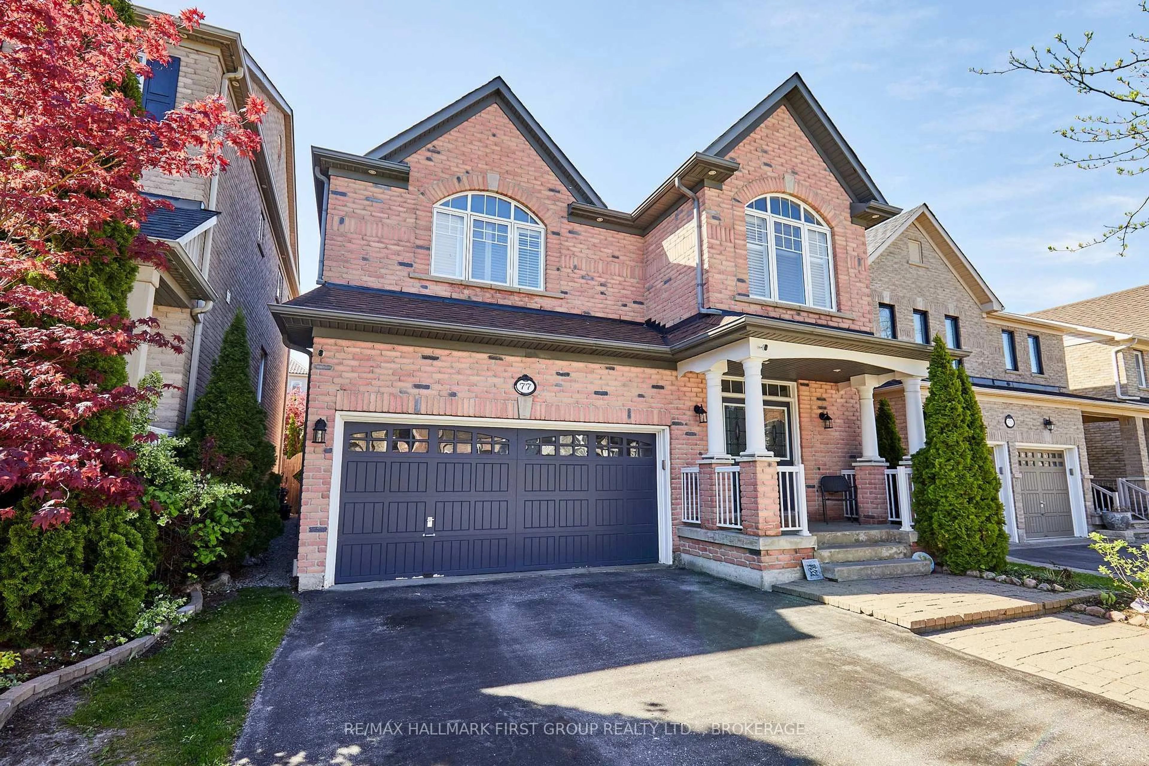 Home with brick exterior material, street for 77 Bambridge St, Ajax Ontario L1Z 1R2