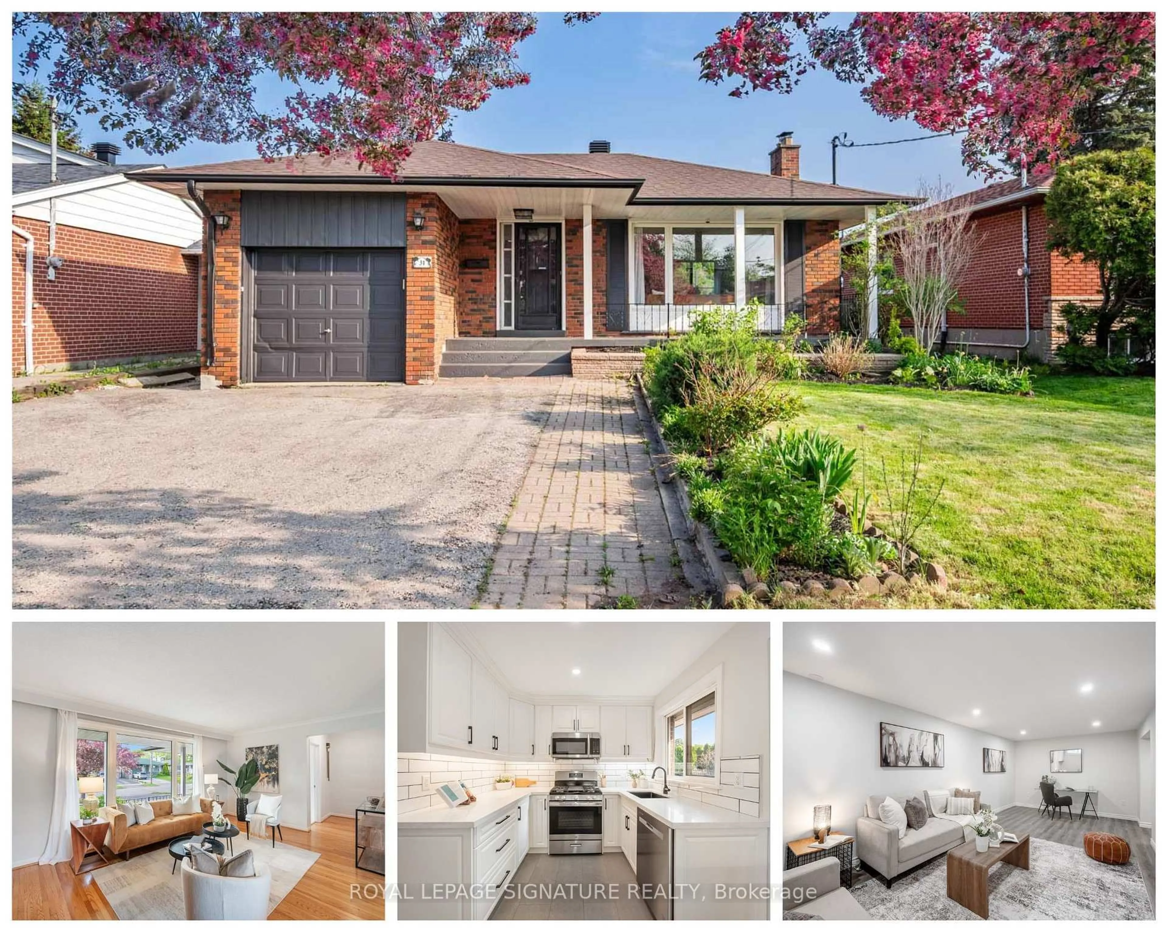 Home with brick exterior material, street for 31 Birchard St, Toronto Ontario M1T 1Z3