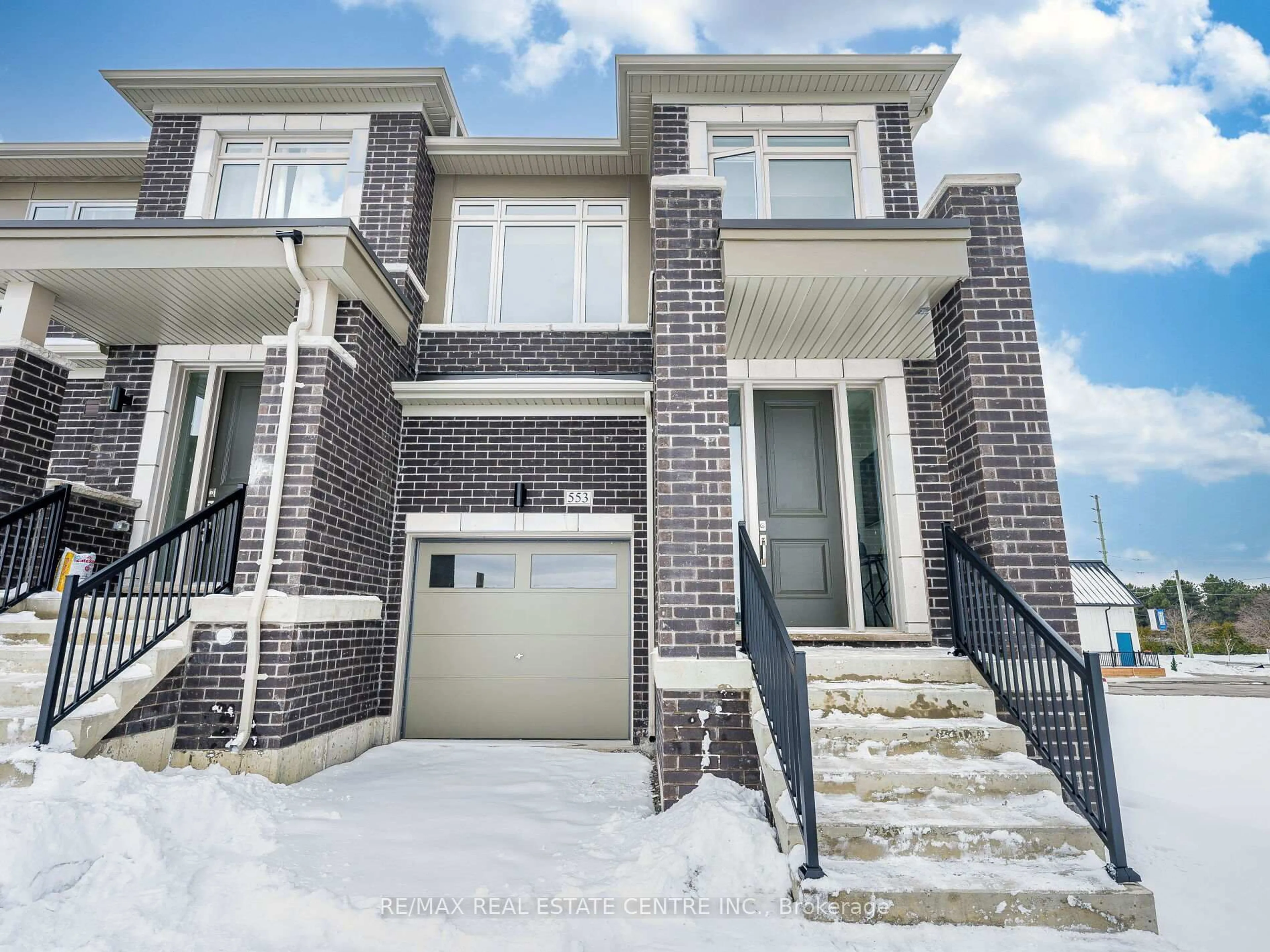 Home with brick exterior material, street for 553 TED MARKS Dr, Oshawa Ontario L1L 0X3