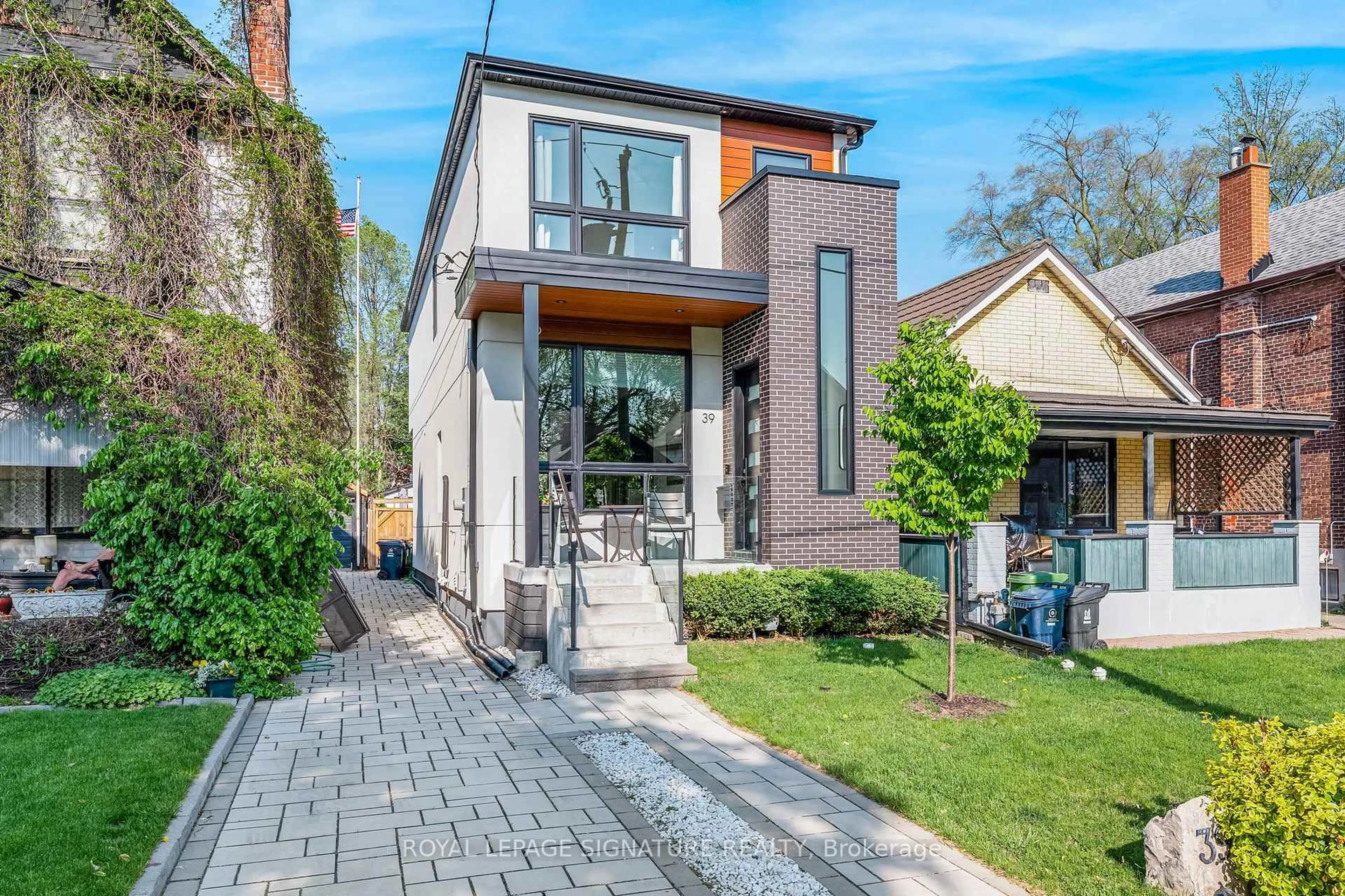 Home with brick exterior material, street for 39 Coleridge Ave, Toronto Ontario M4C 4H4