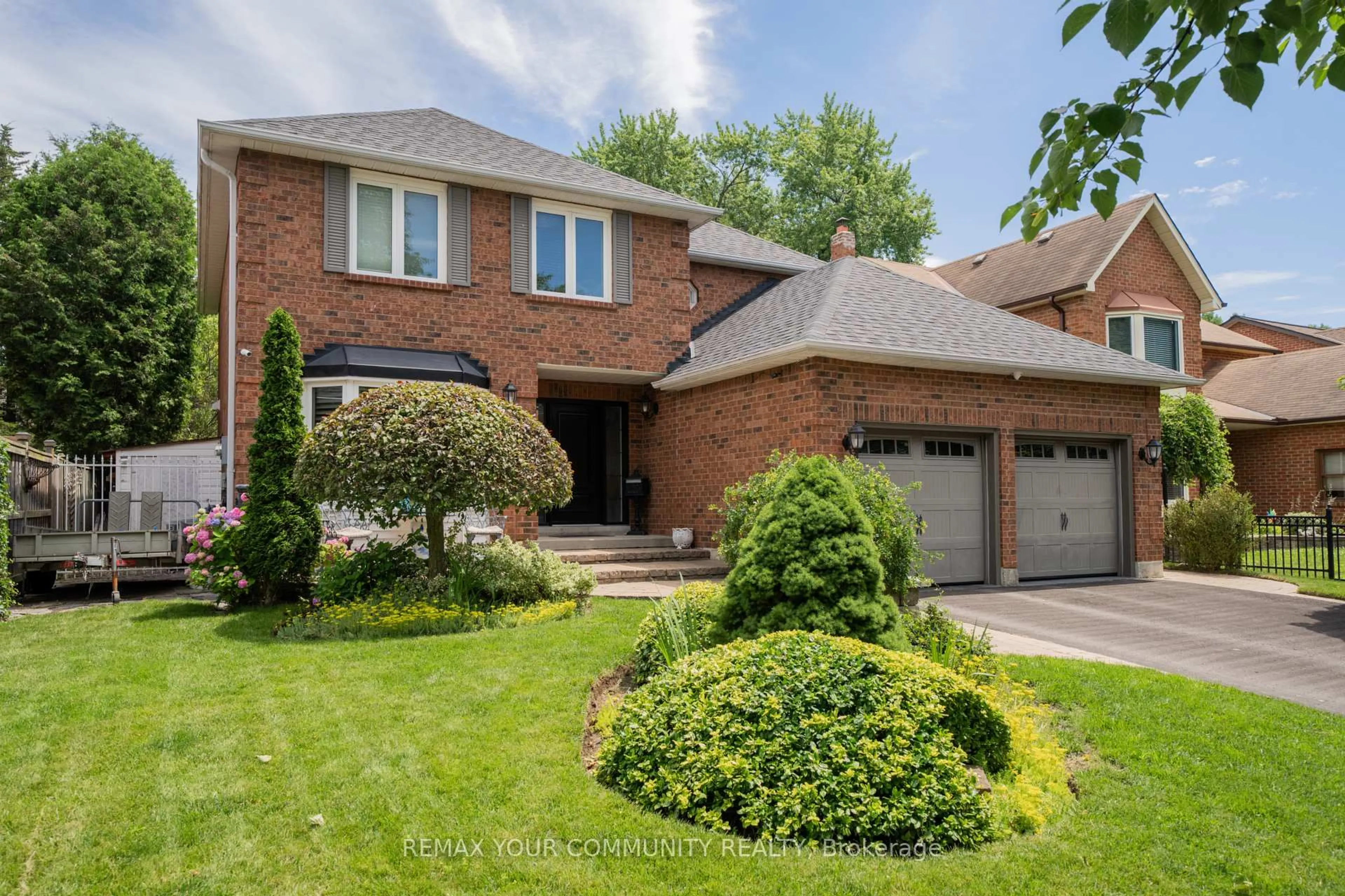 Home with brick exterior material, street for 5 Carriage Lane, Clarington Ontario L1E 1J9
