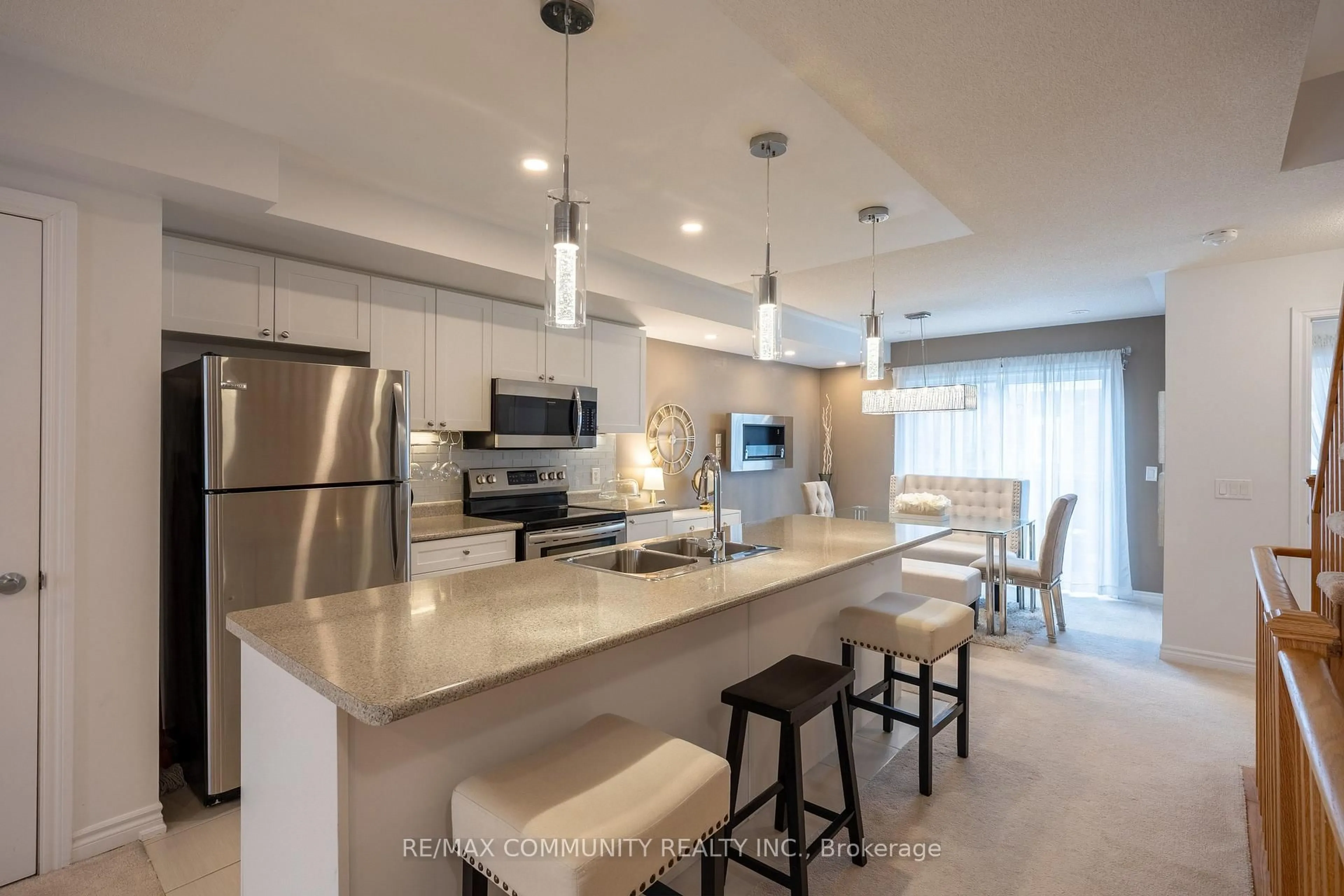 Open concept kitchen, unknown for 2500 Hill Rise Crt #128, Oshawa Ontario L1L 0M6
