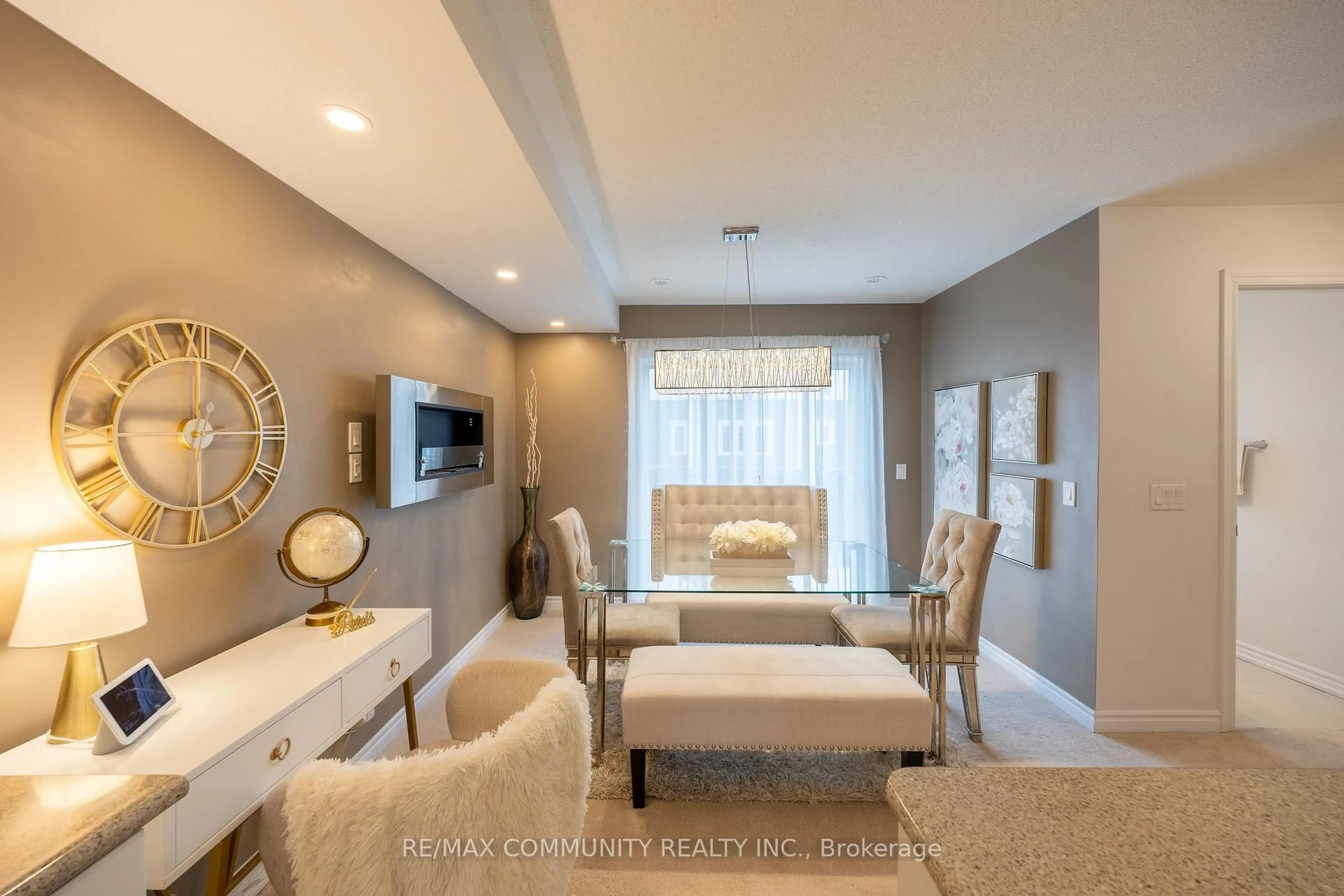 Living room with furniture, unknown for 2500 Hill Rise Crt #128, Oshawa Ontario L1L 0M6