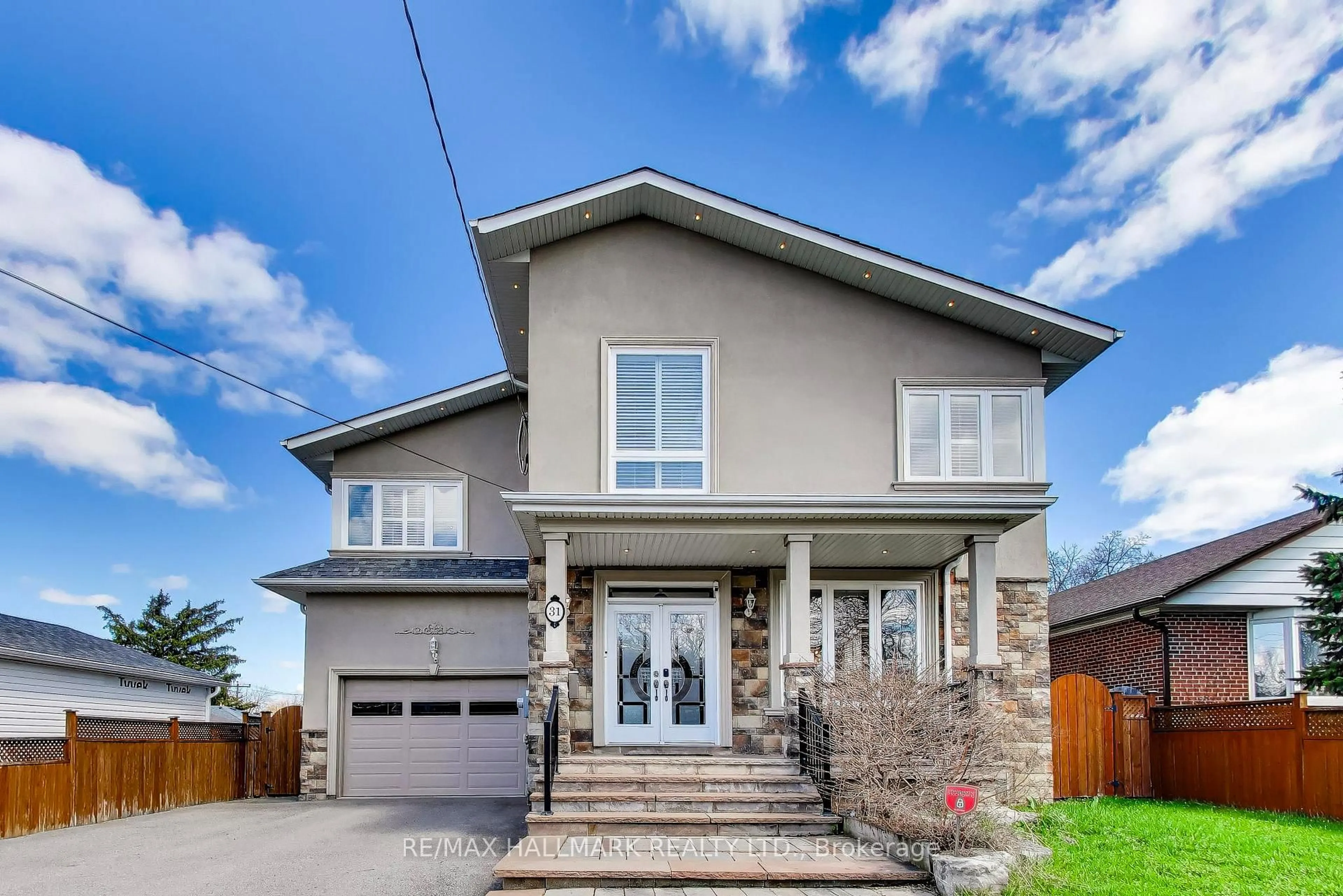 Home with brick exterior material, street for 31 Ivanhoe Crt, Toronto Ontario M1R 3G8