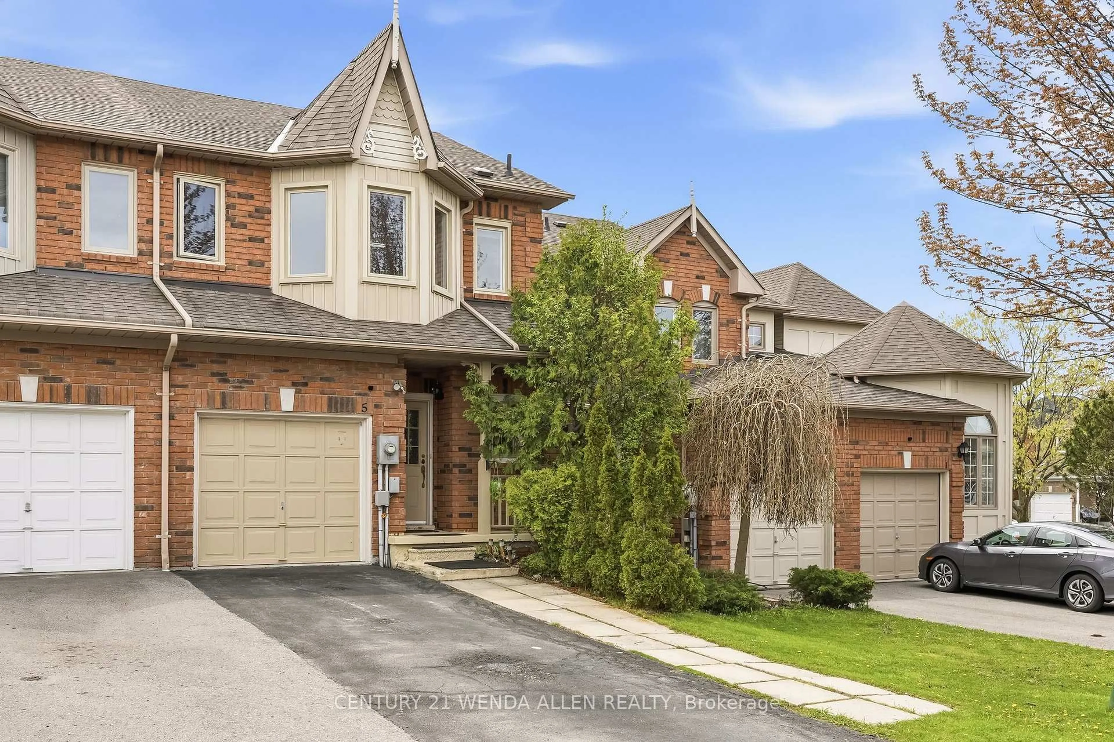 Home with brick exterior material, street for 5 Jays Dr, Whitby Ontario L1R 2P5
