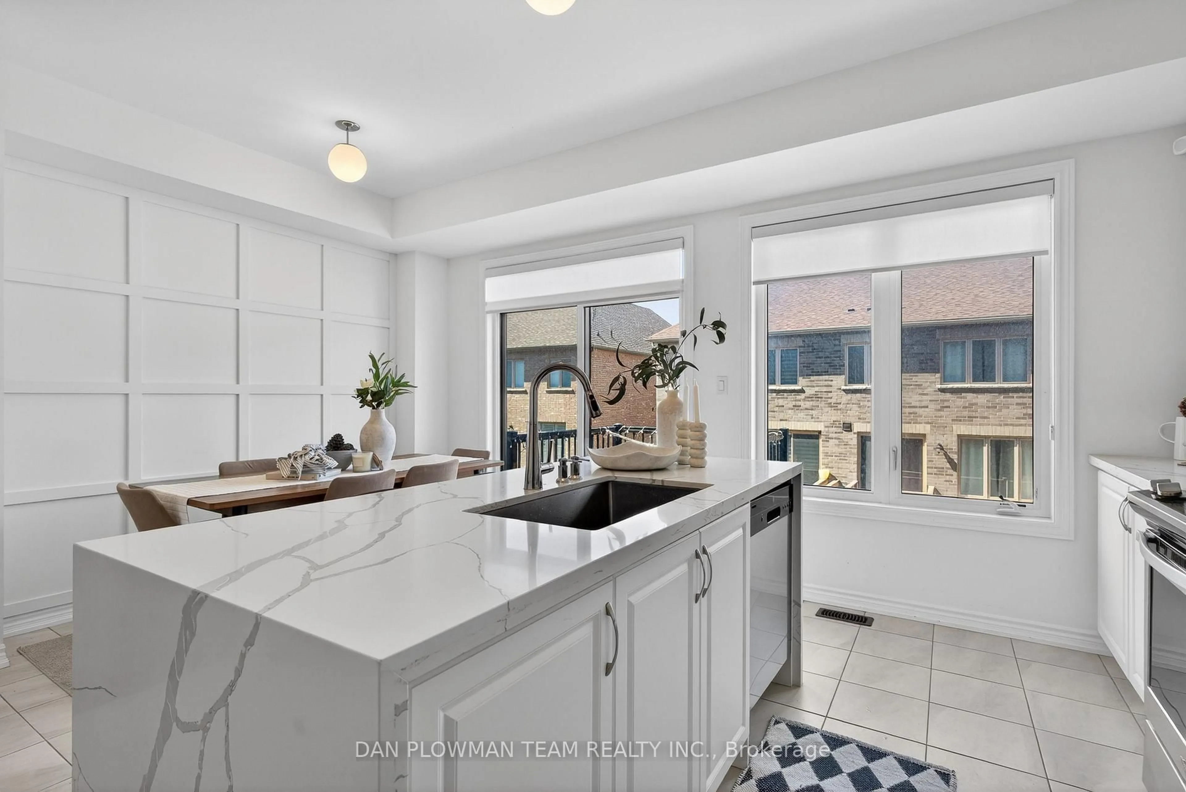 Open concept kitchen, ceramic/tile floor for 30 Hallmark Way, Whitby Ontario L1P 0K2