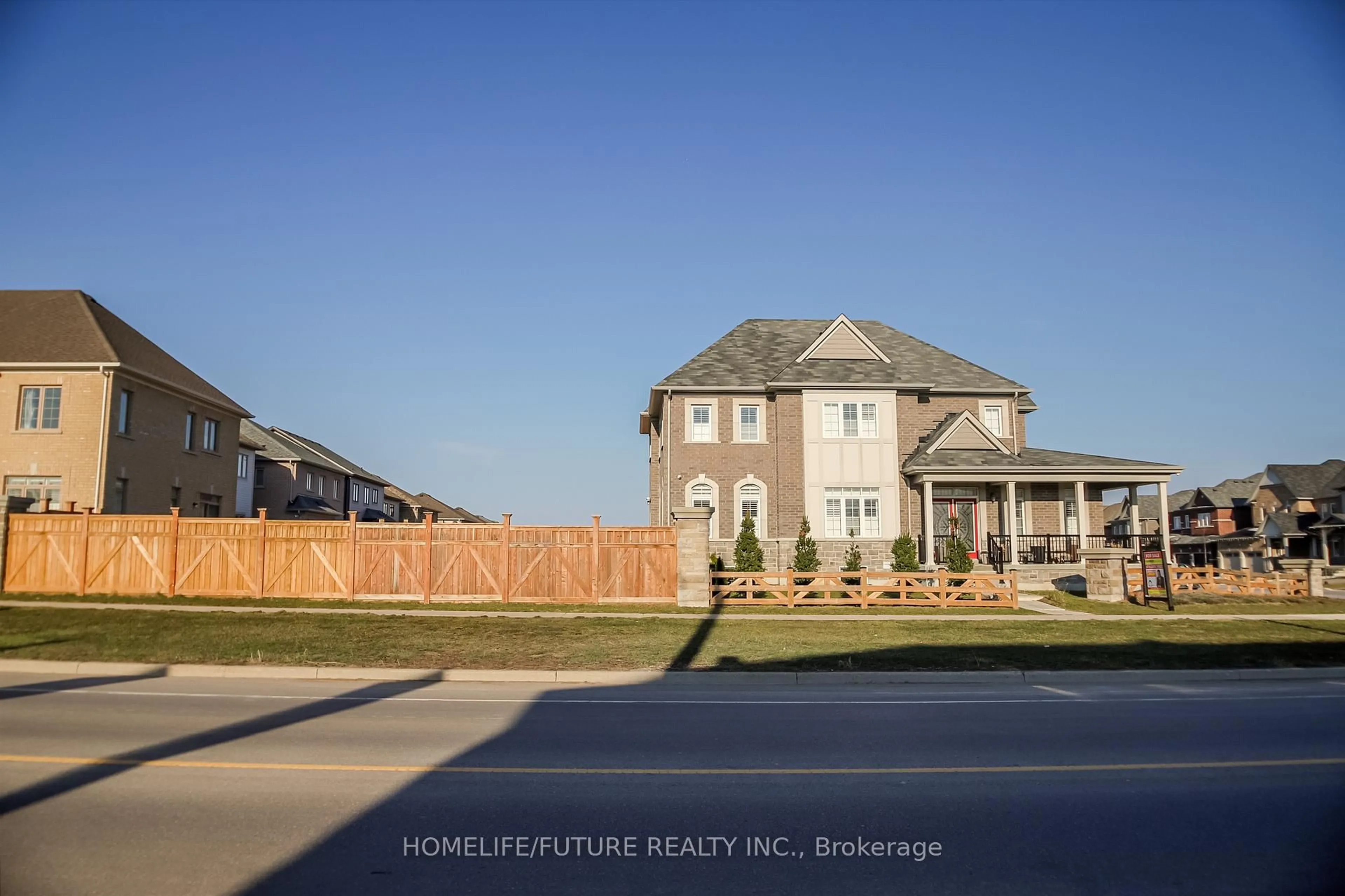 Home with brick exterior material, street for 140 Ronald Hooper Ave, Clarington Ontario L1C 7E4