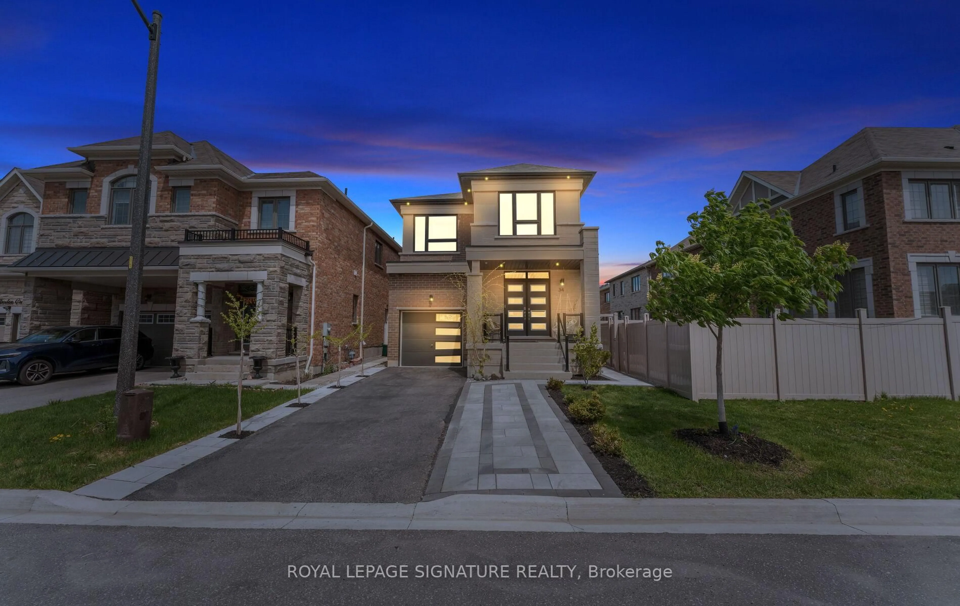 Home with brick exterior material, street for 34 Broden Cres, Whitby Ontario L1P 0M1