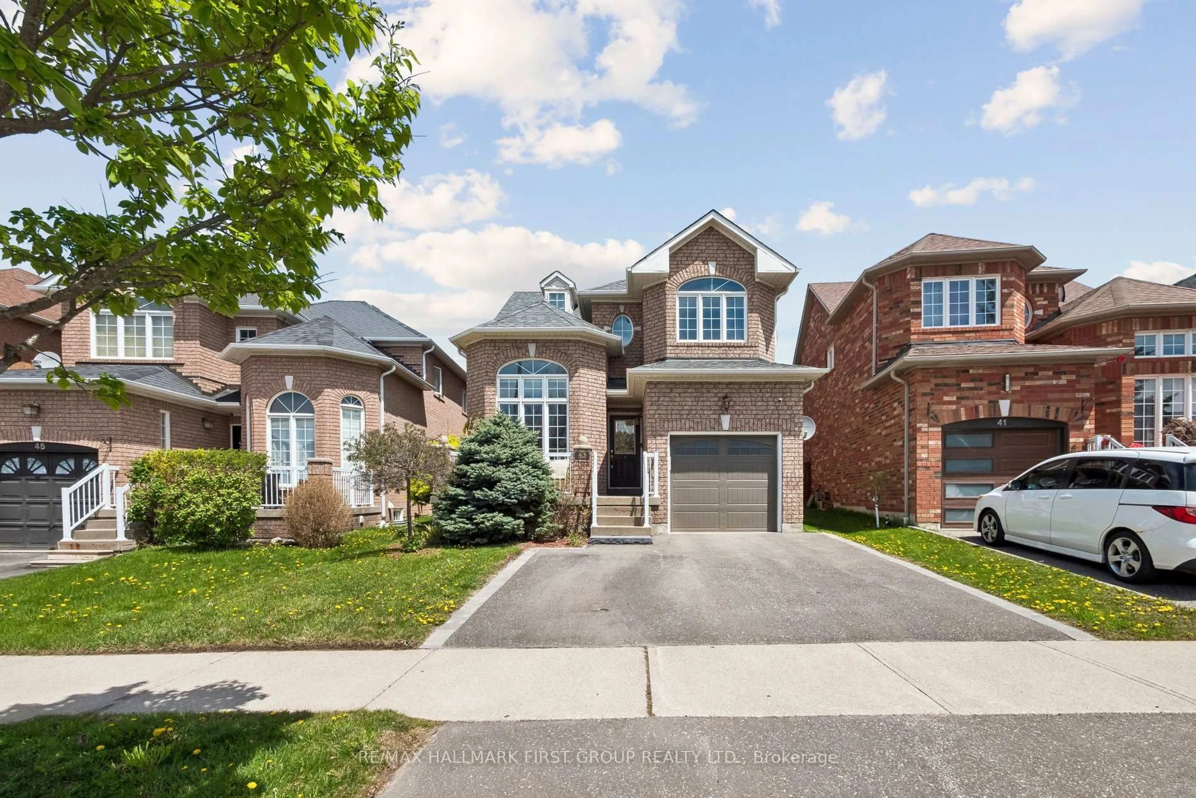 Home with brick exterior material, street for 43 Nobbs Dr, Ajax Ontario L1T 4L8