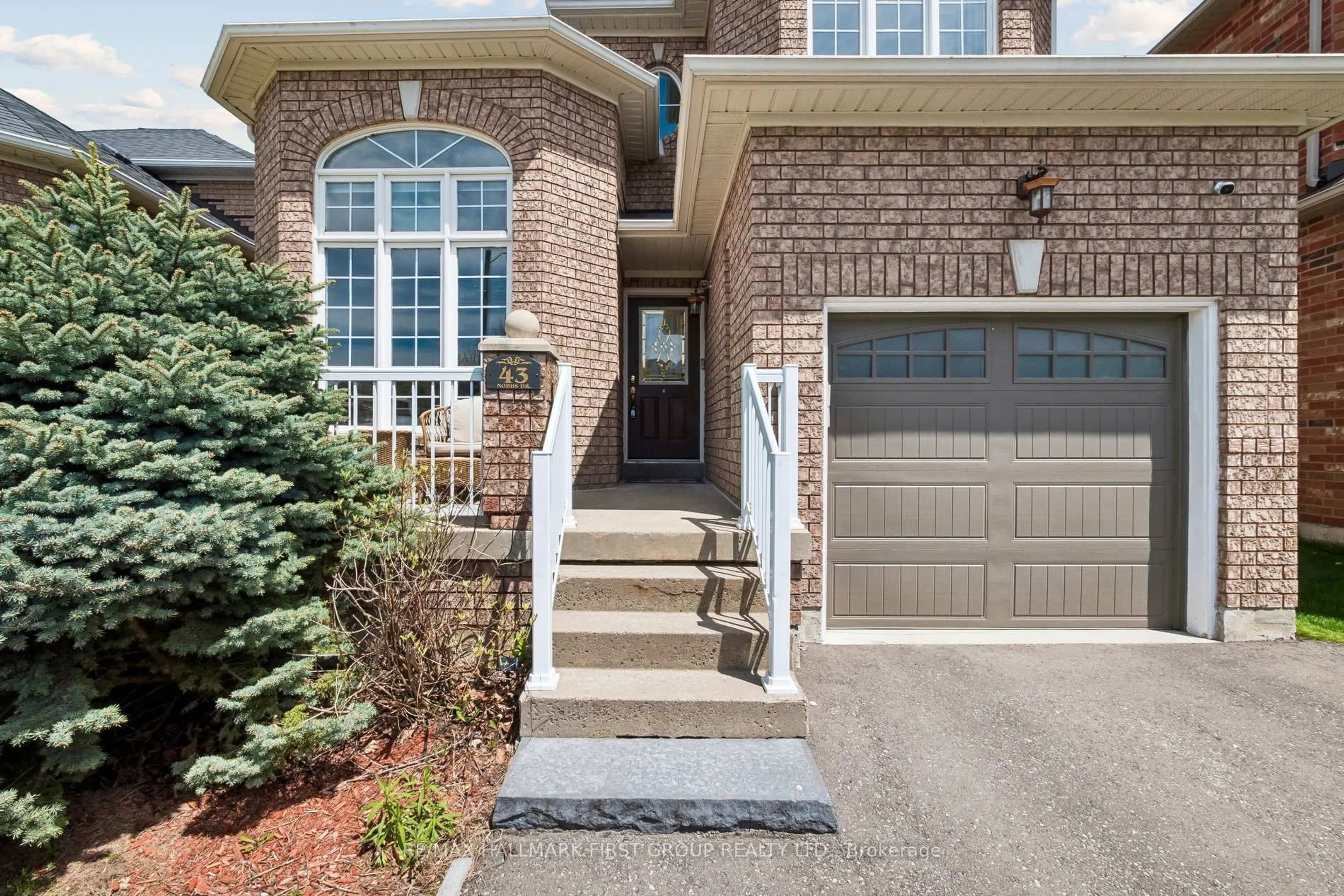 Home with brick exterior material, street for 43 Nobbs Dr, Ajax Ontario L1T 4L8