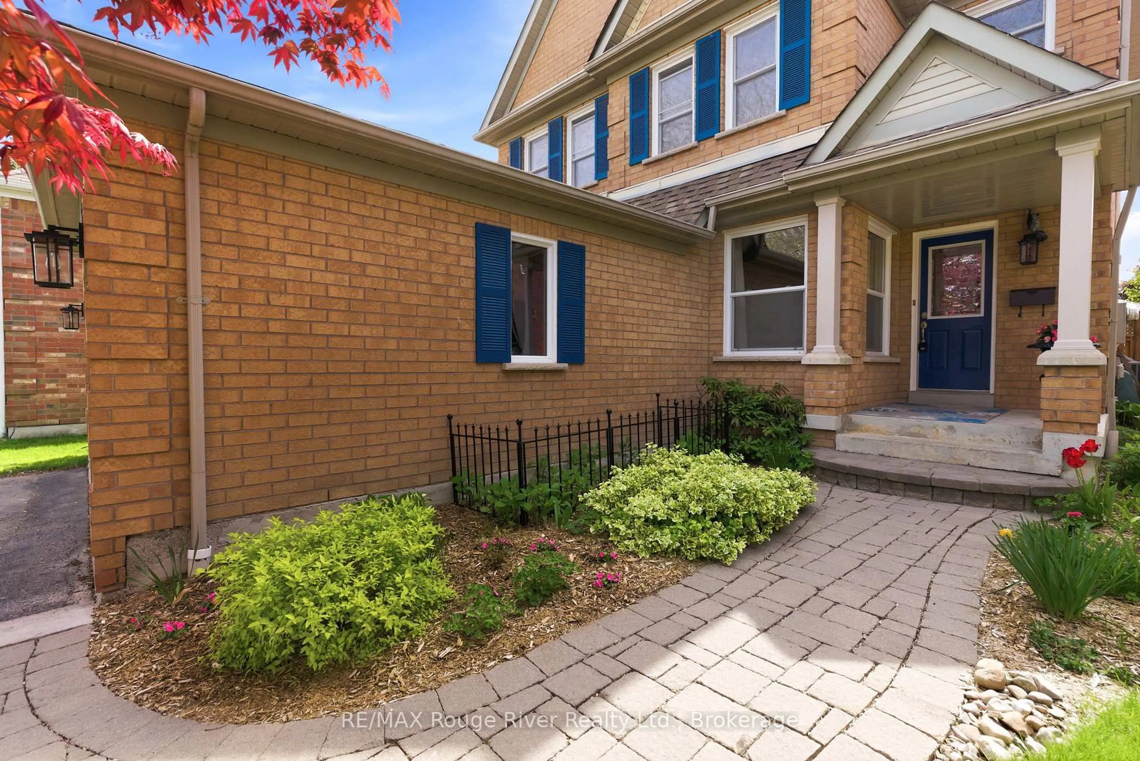 Home with brick exterior material, street for 46 Wetherburn Dr, Whitby Ontario L1P 1M7