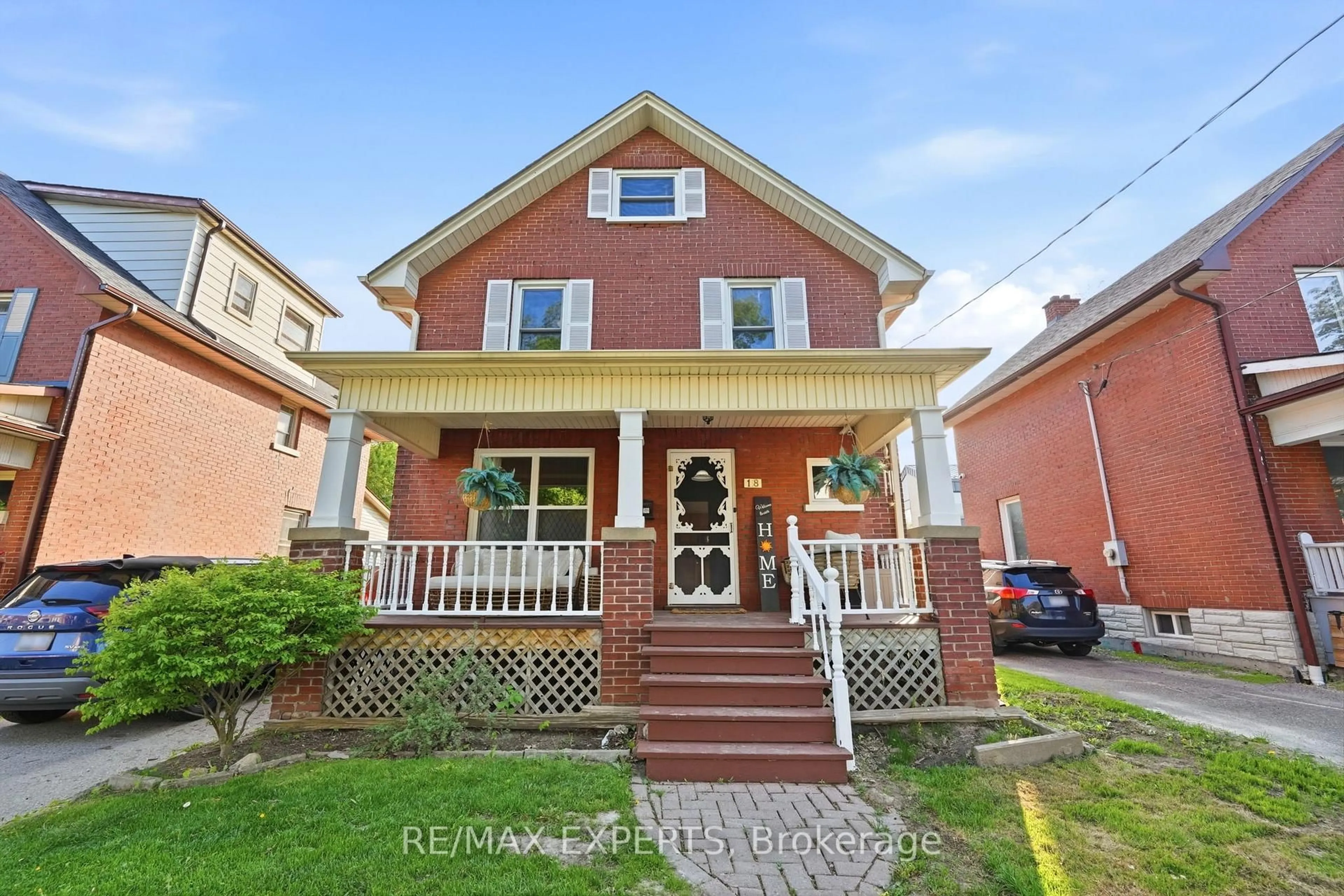 Home with brick exterior material, street for 18 Rowe St, Oshawa Ontario L1H 5P5