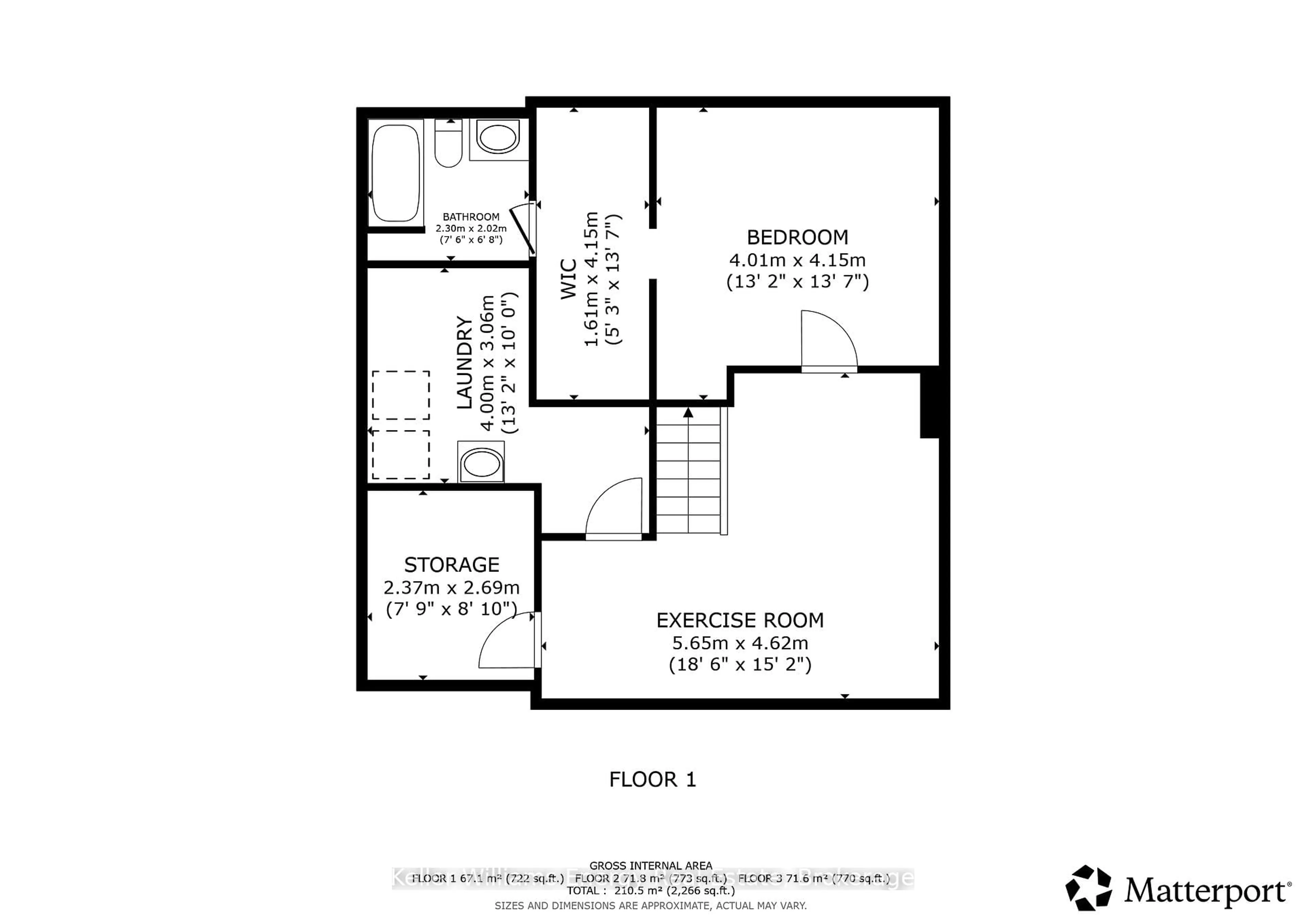Floor plan for 632 Chiron Cres, Pickering Ontario L1V 4T4