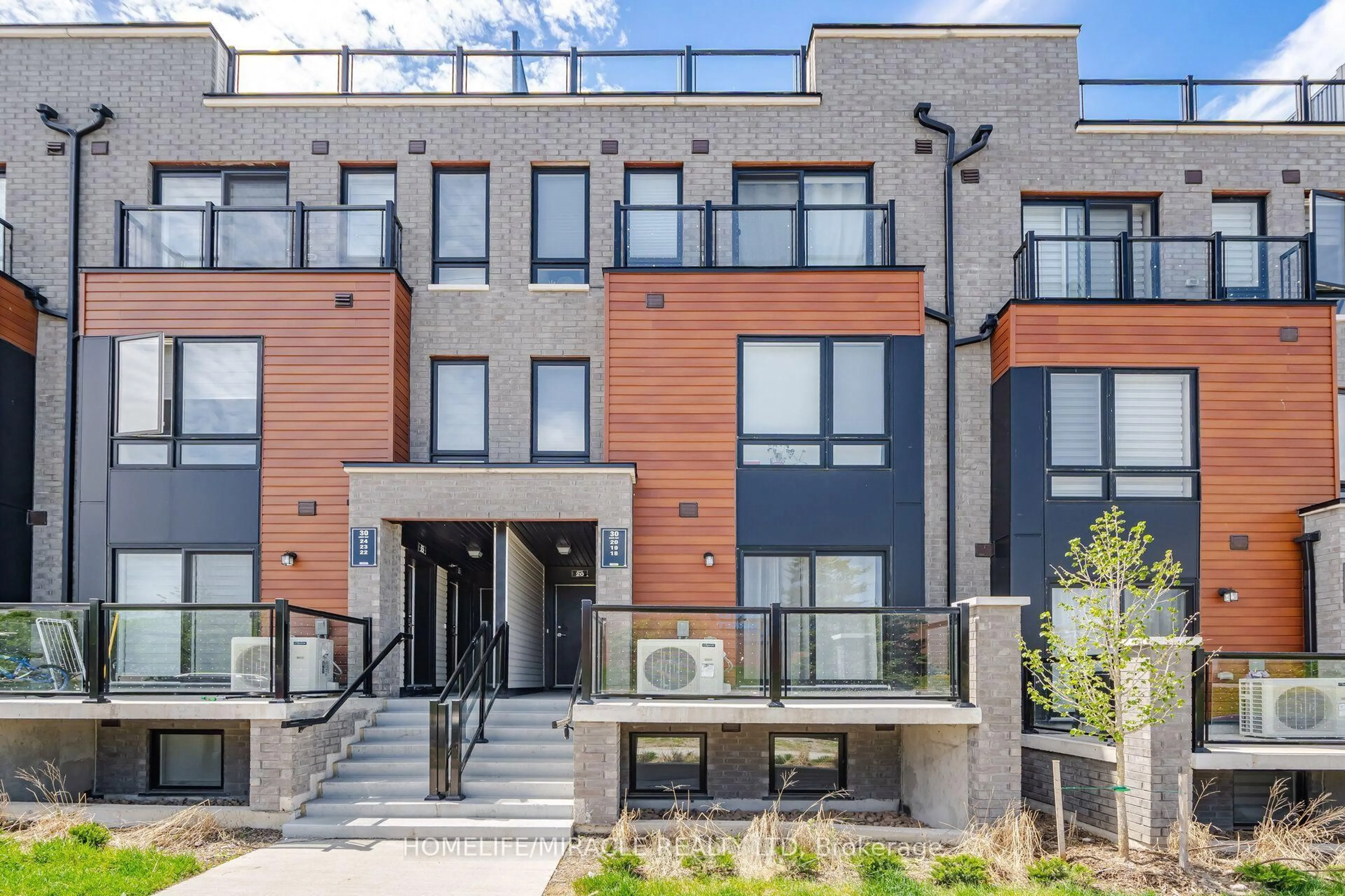 Home with brick exterior material, street for 30 Liben Way #18, Toronto Ontario M1J 3Z4