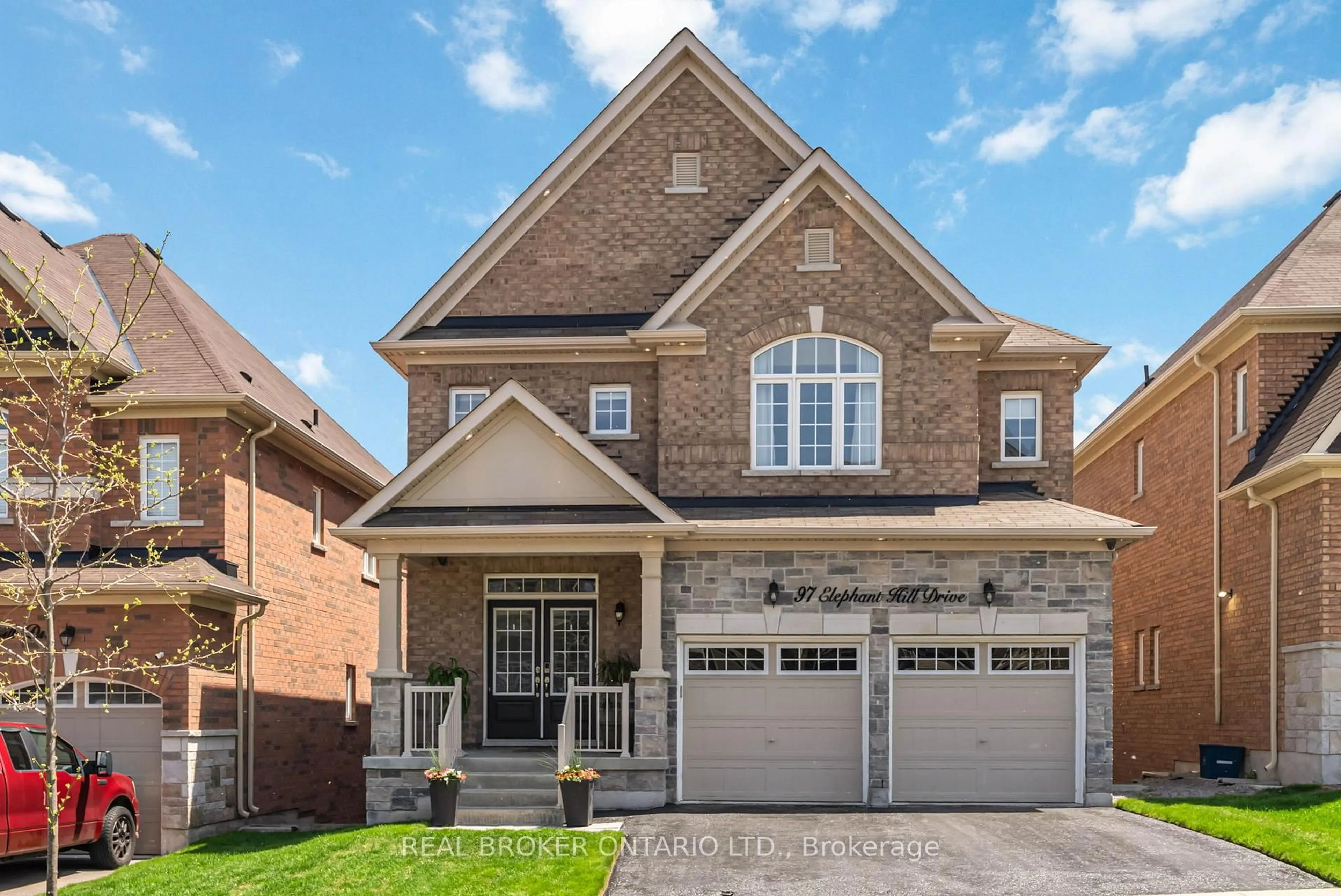 Home with brick exterior material, street for 97 Elephant Hill Dr, Clarington Ontario L1C 0V8