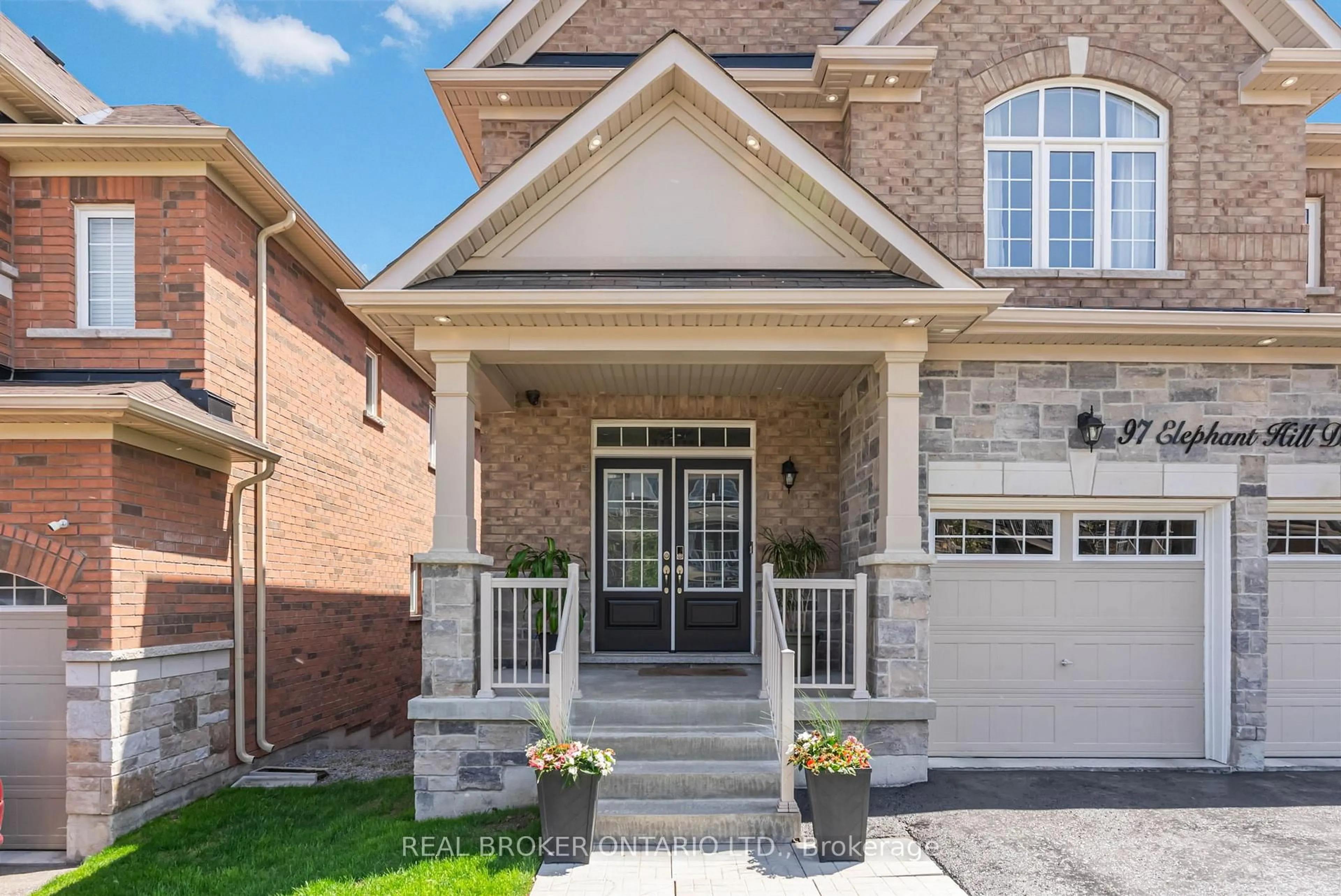 Home with brick exterior material, street for 97 Elephant Hill Dr, Clarington Ontario L1C 0V8