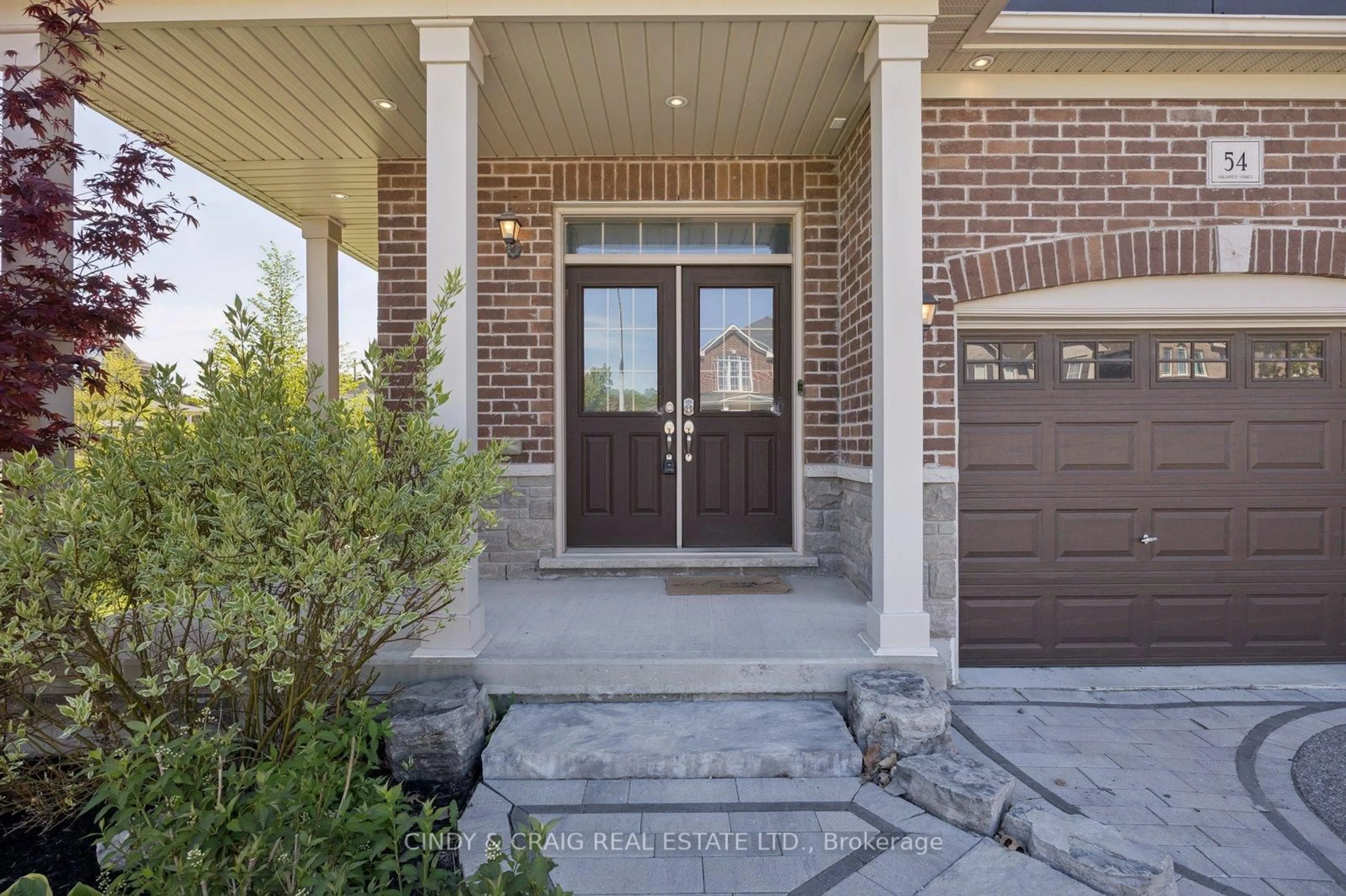 Home with brick exterior material, street for 54 Arthur Trewin St, Clarington Ontario L1E 0G5