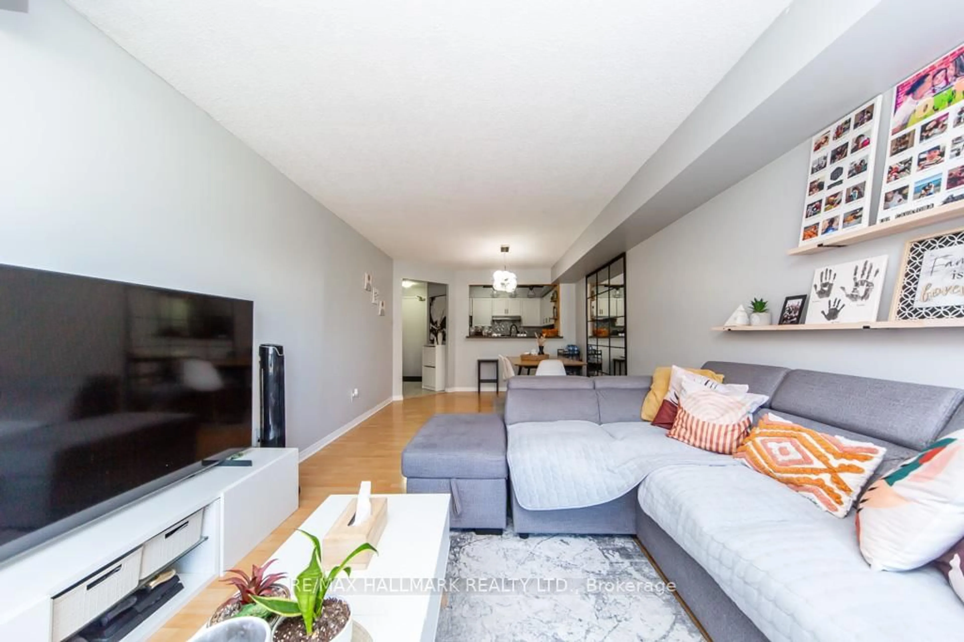 Living room with furniture, unknown for 410 McLevin Ave #207, Toronto Ontario M1B 5J5