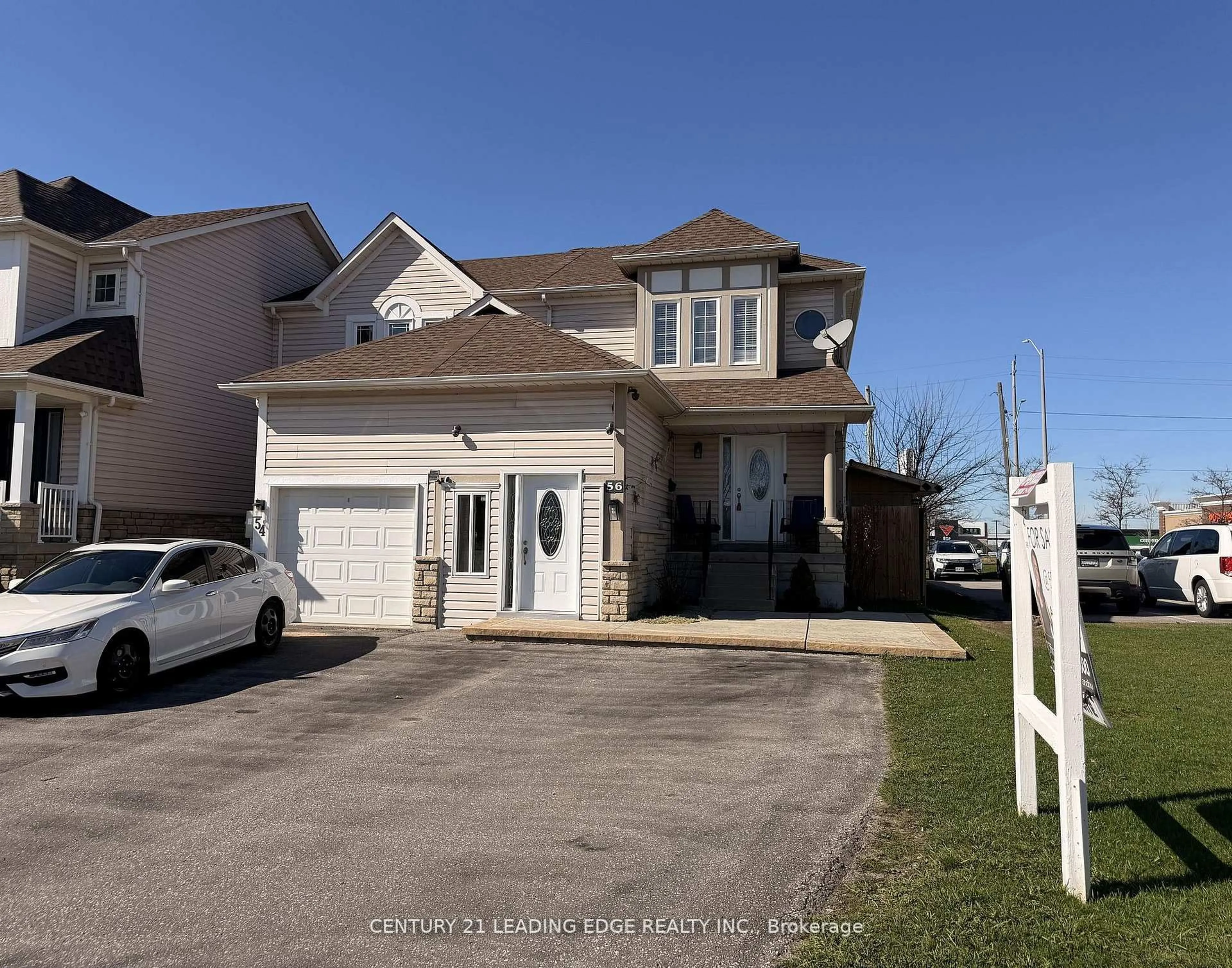 Home with vinyl exterior material, street for 56 Ivory Crt, Clarington Ontario L1C 5C1