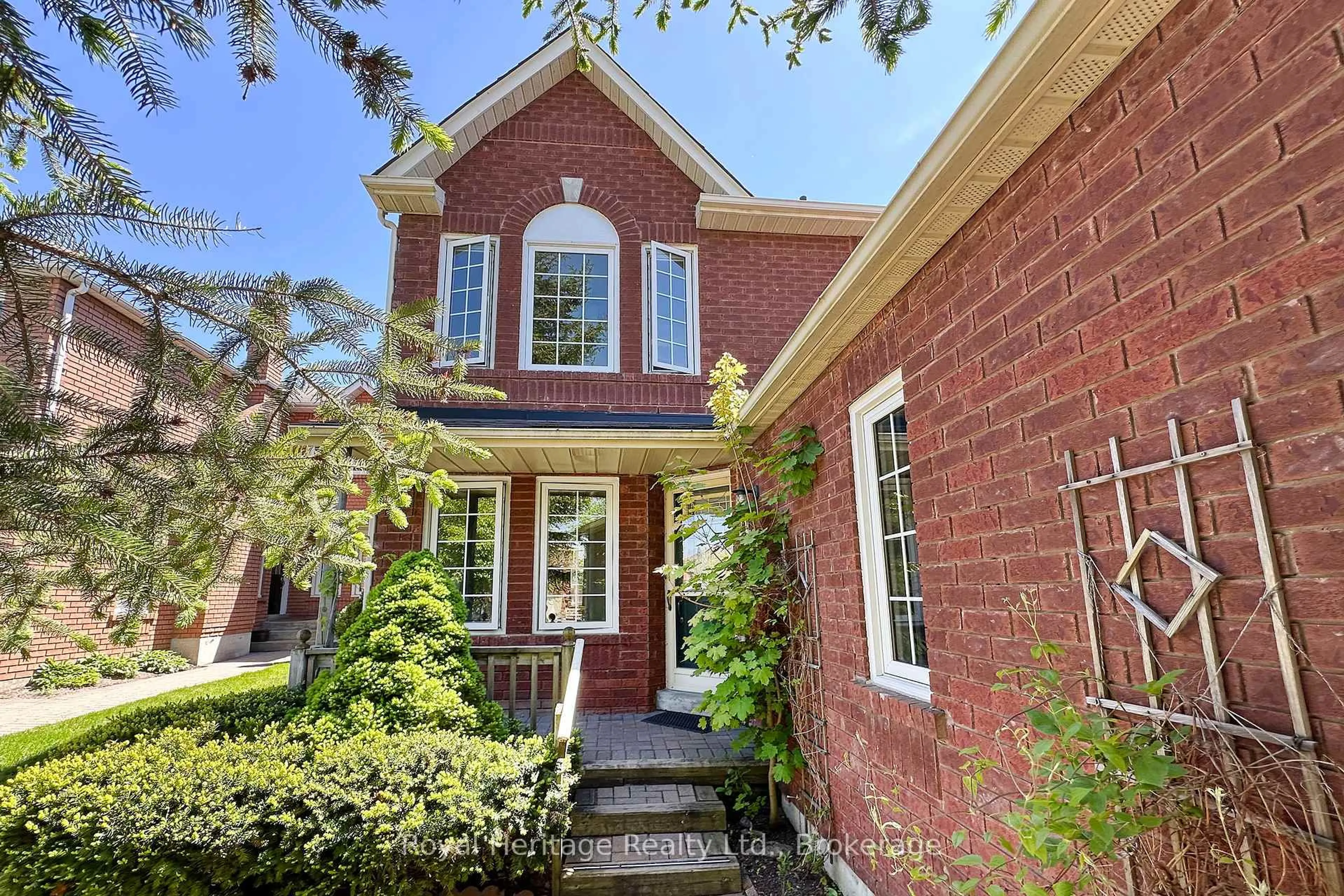 Home with brick exterior material, street for 27 Furrow Dr, Whitby Ontario L1R 1Y6