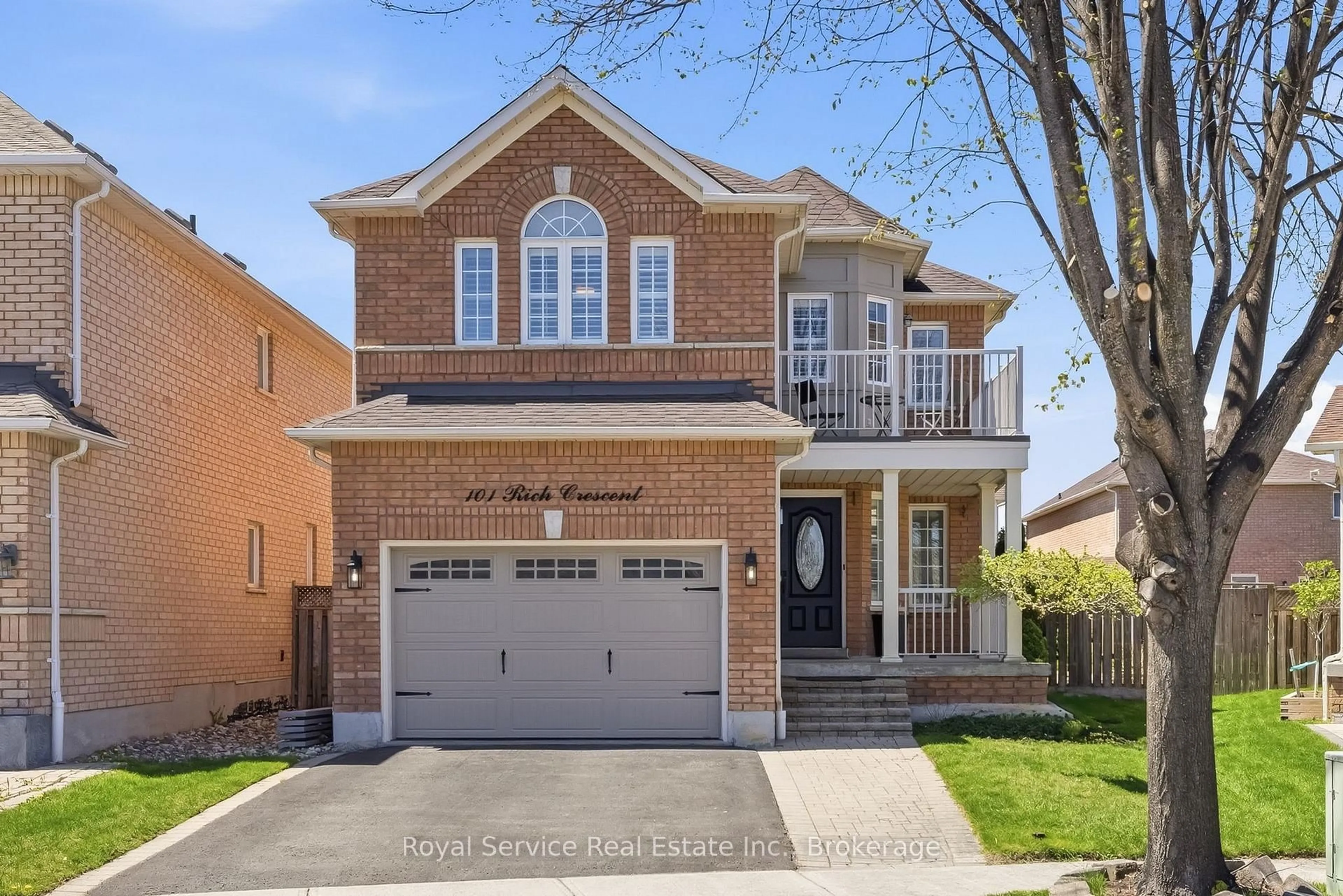Home with brick exterior material, street for 101 Rich Cres, Whitby Ontario L1P 1V6