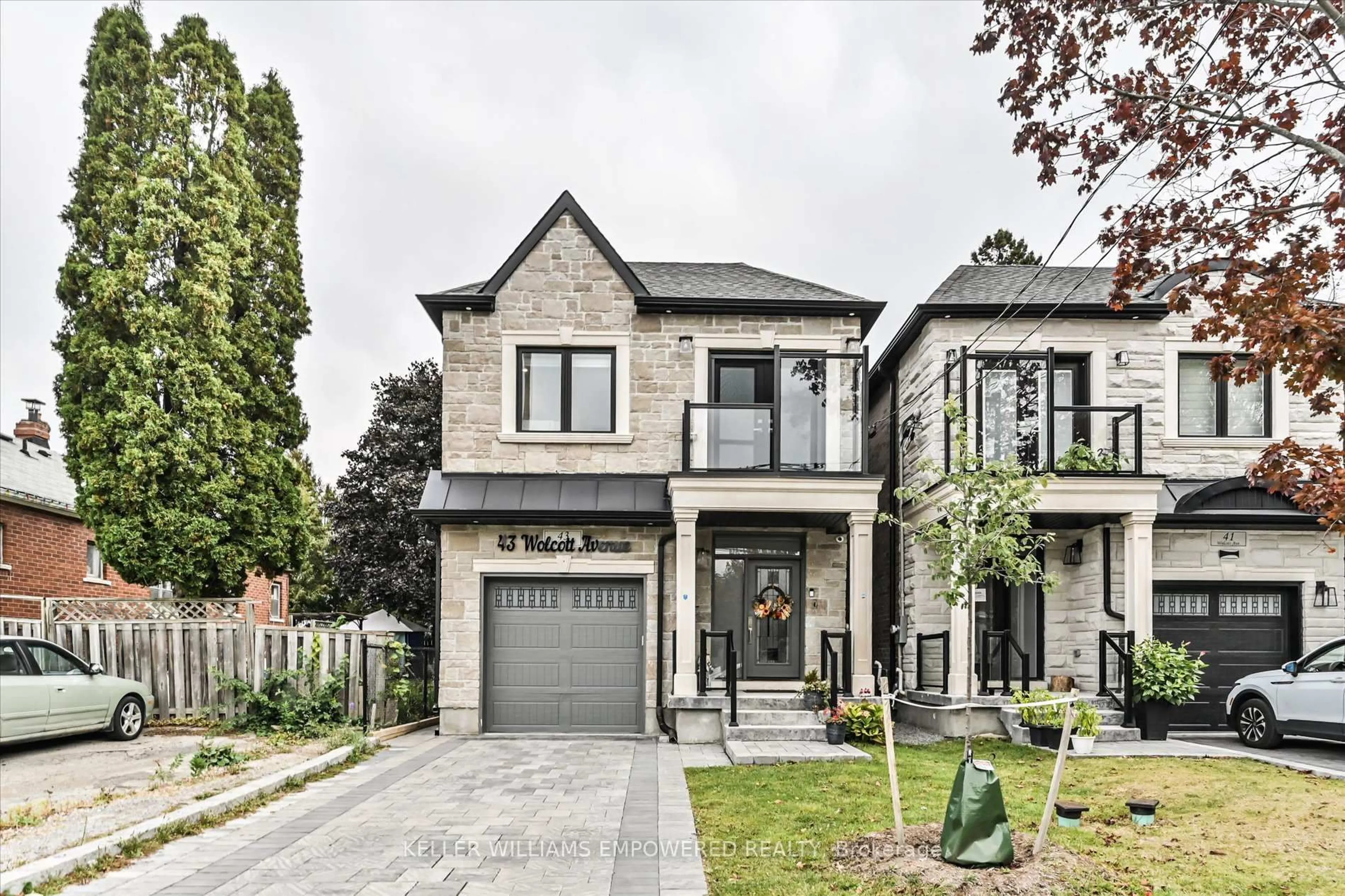 Home with brick exterior material, street for 43 Wolcott Ave, Toronto Ontario M1L 4K6
