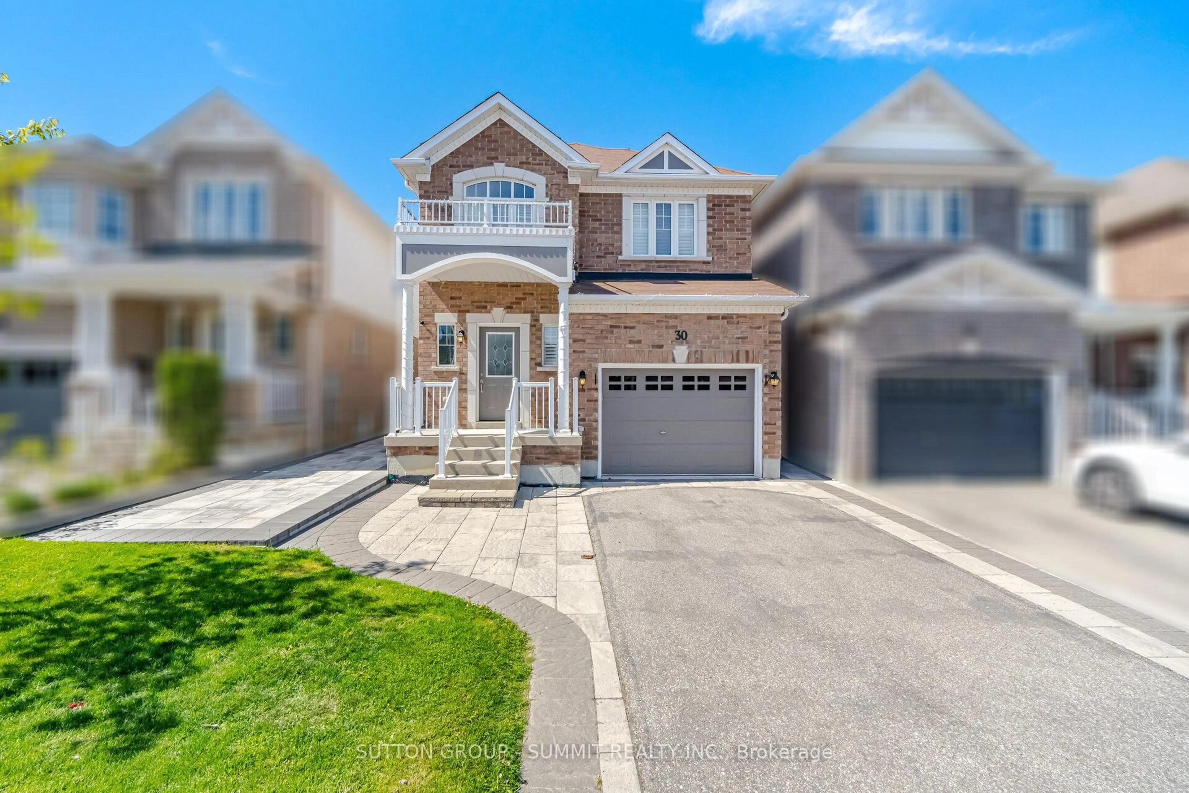 Home with brick exterior material, street for 30 Mccourt Dr, Ajax Ontario L1Z 0S3