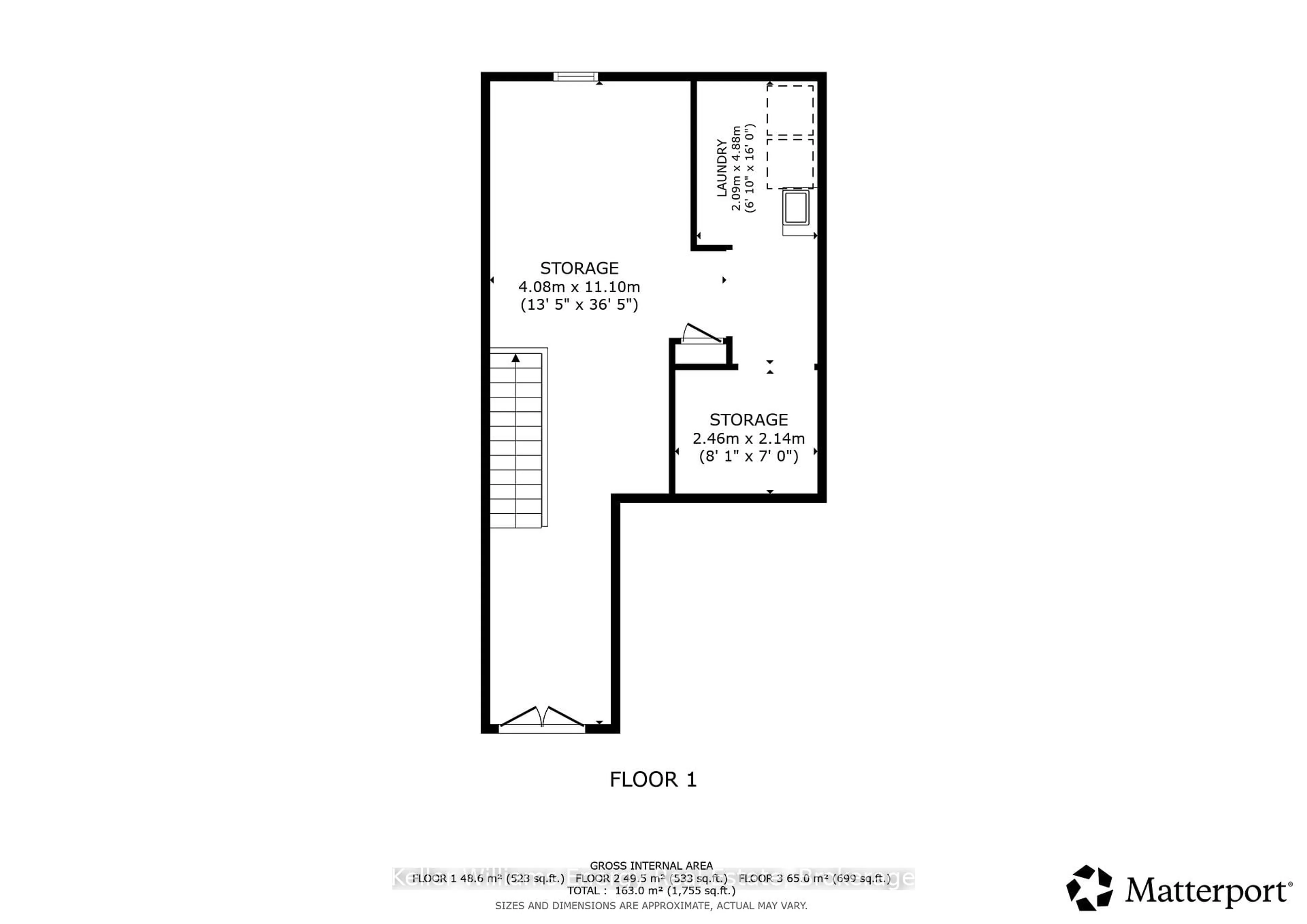 Floor plan for 5 Michael Blvd #18, Whitby Ontario L1N 5P4