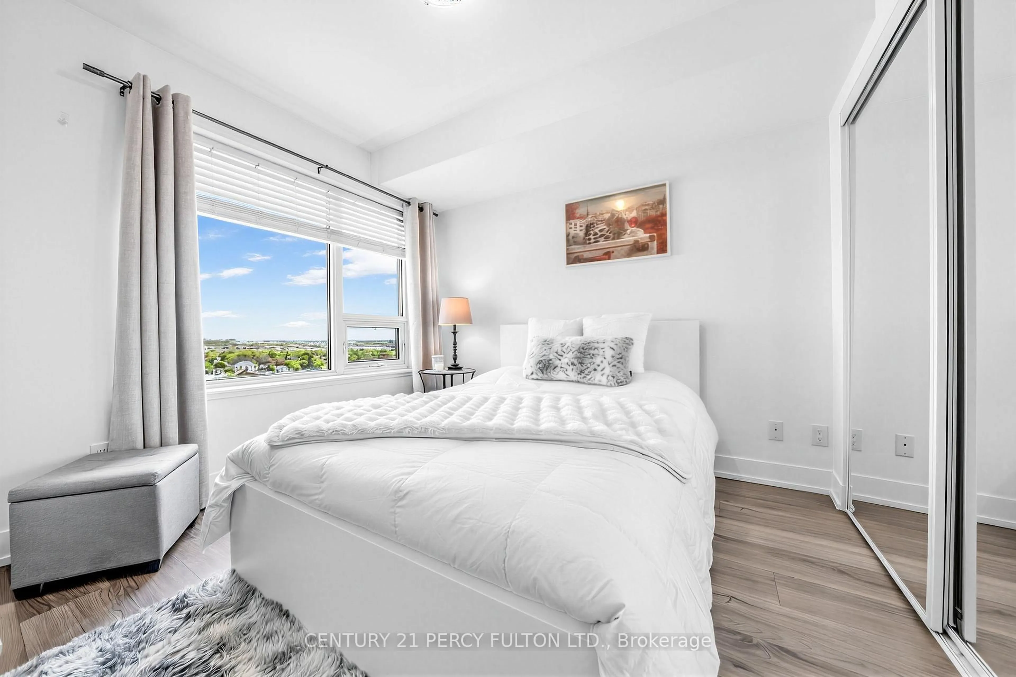 Bedroom with bed, unknown for 1215 Bayly St #1303, Pickering Ontario L1W 1L7