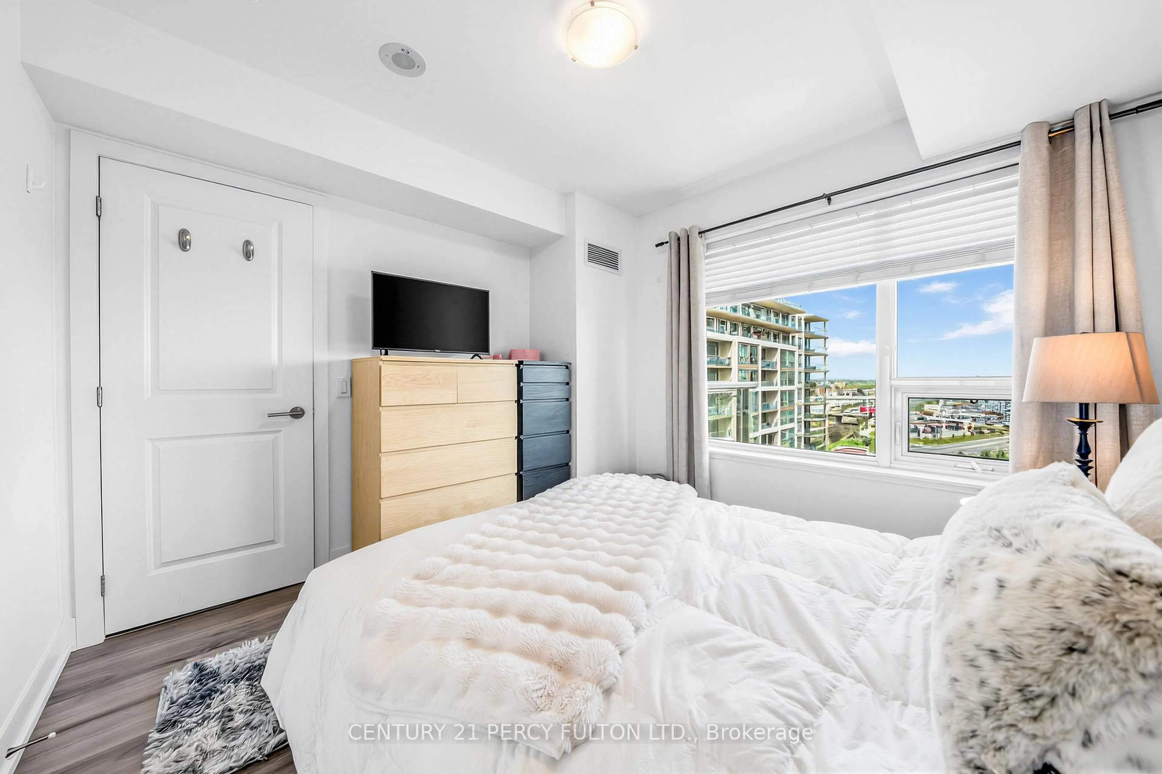 Bedroom with bed, unknown for 1215 Bayly St #1303, Pickering Ontario L1W 1L7