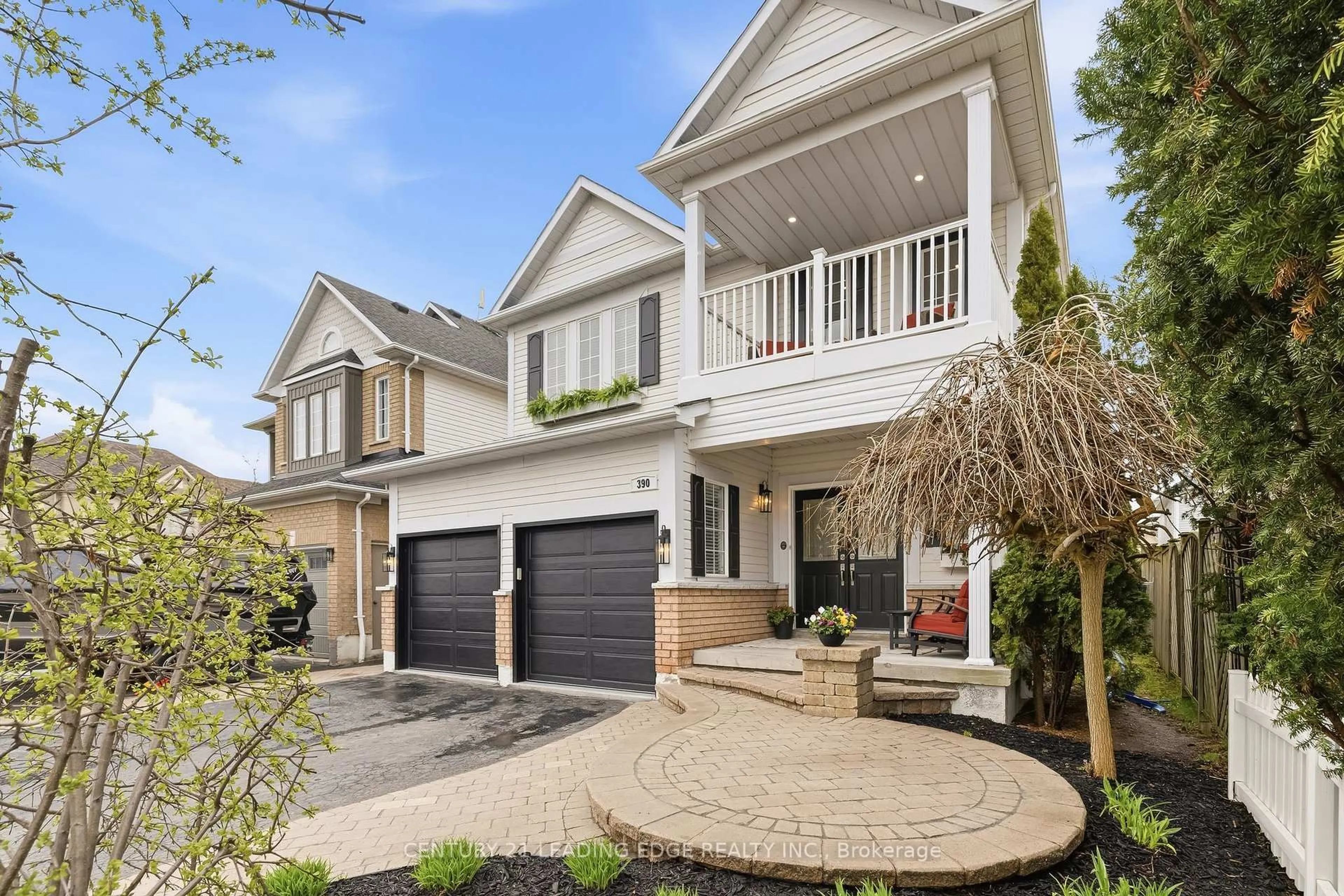 Home with brick exterior material, street for 390 Whitby Shores Green Way, Whitby Ontario L1N 9R5