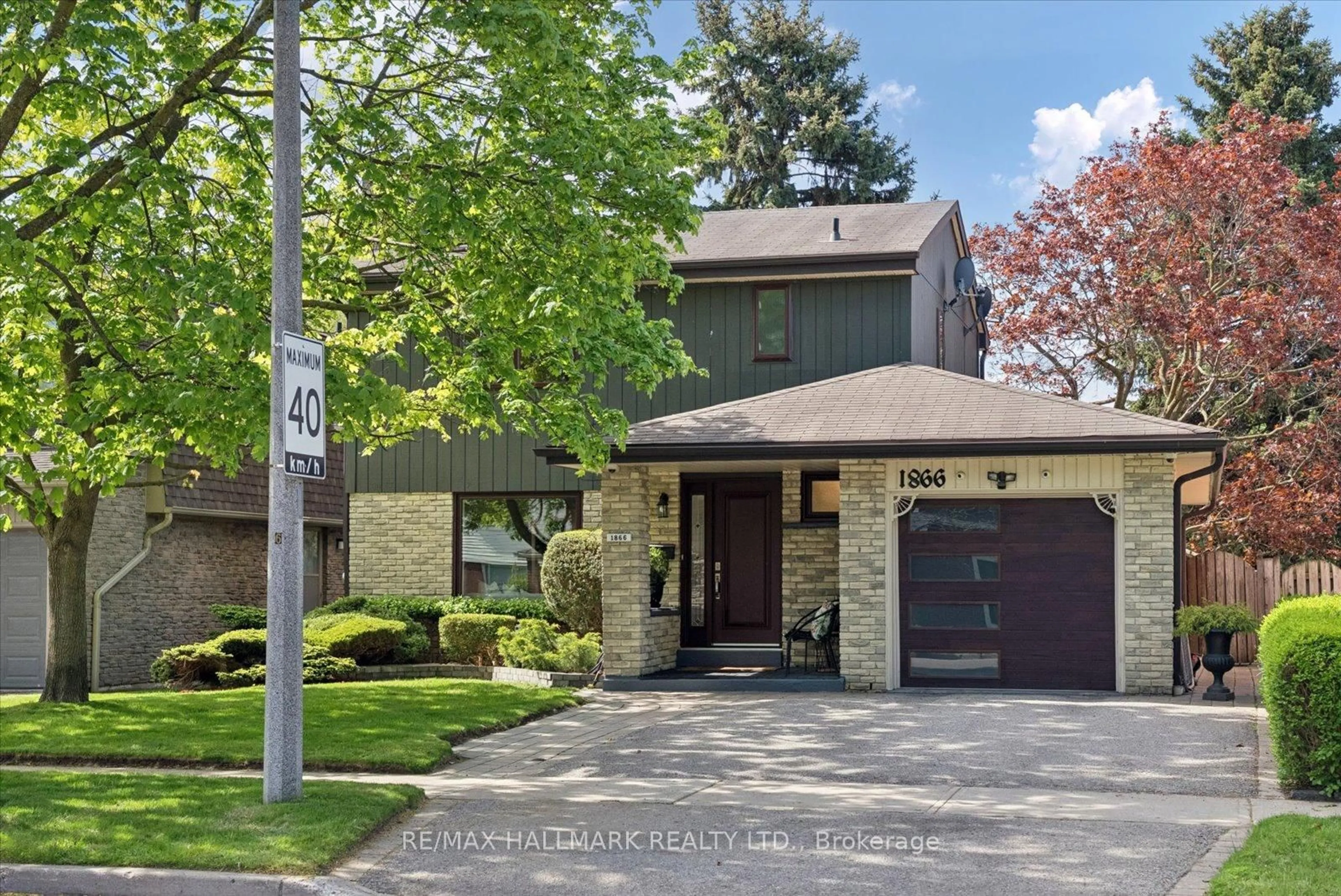 Home with brick exterior material, street for 1866 Bowler Dr, Pickering Ontario L1V 3E4