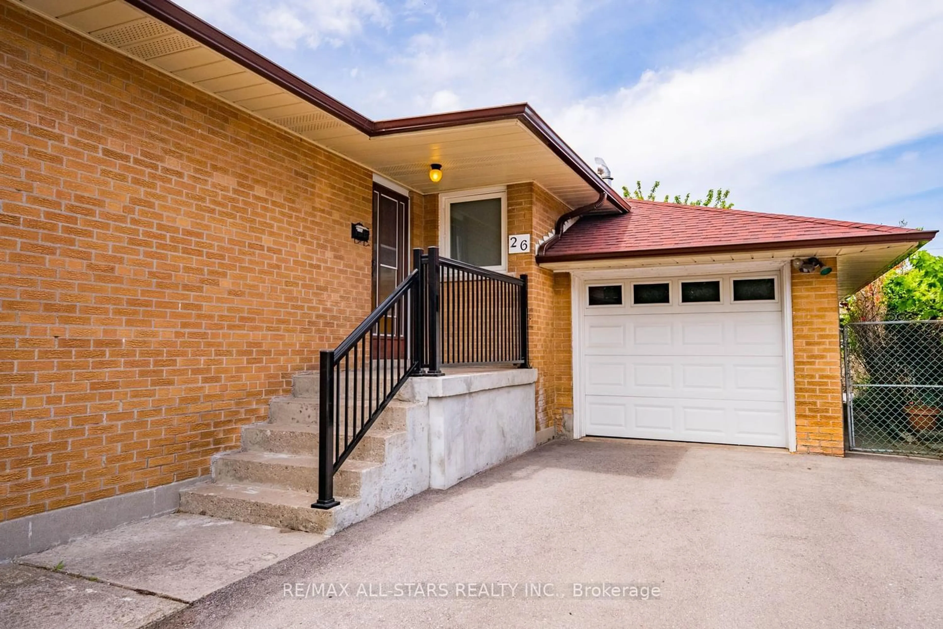 Home with brick exterior material, street for 26 Summerglade Dr, Toronto Ontario M1S 1W8