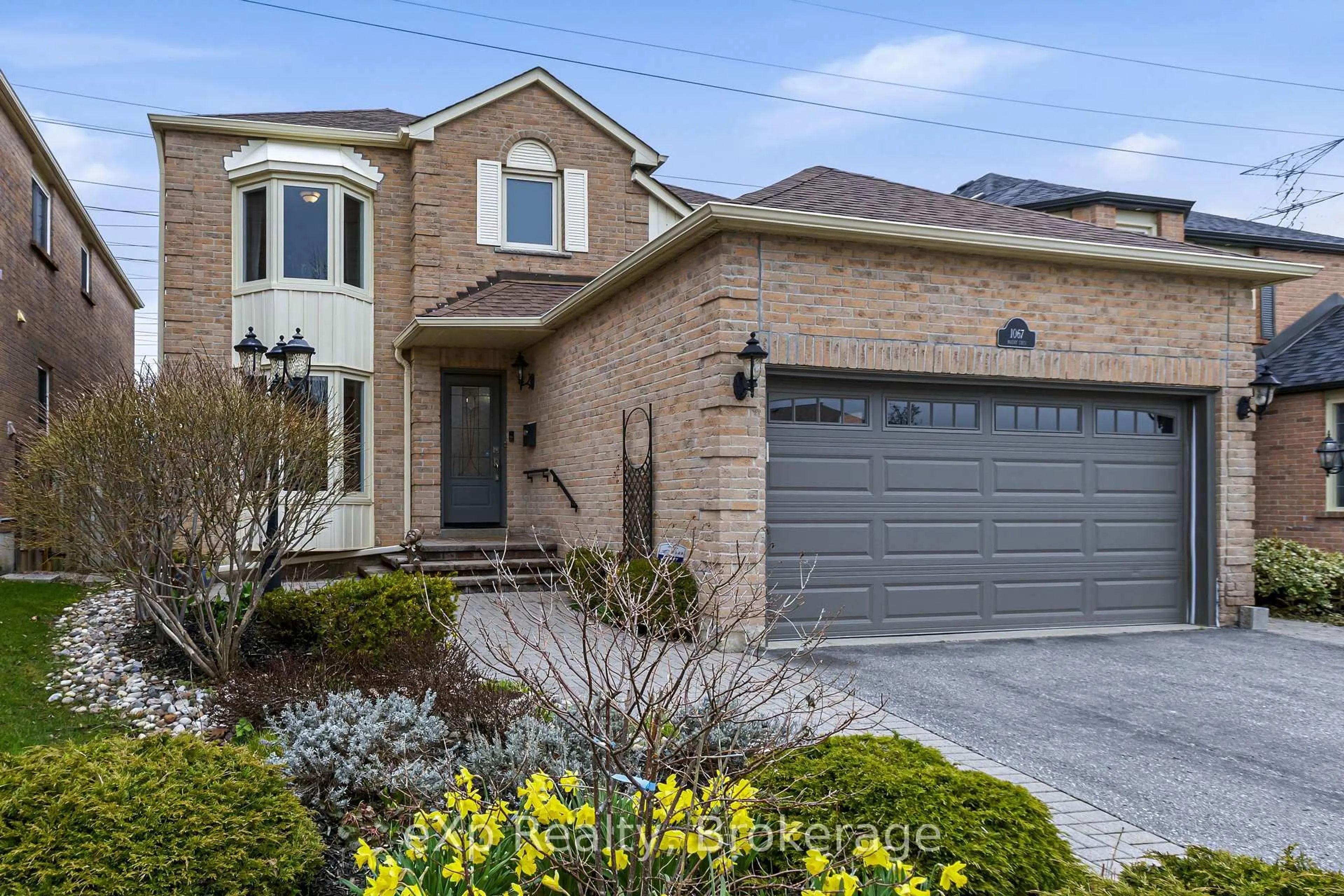 Home with brick exterior material, street for 1067 Maury Cres, Pickering Ontario L1X 1R4
