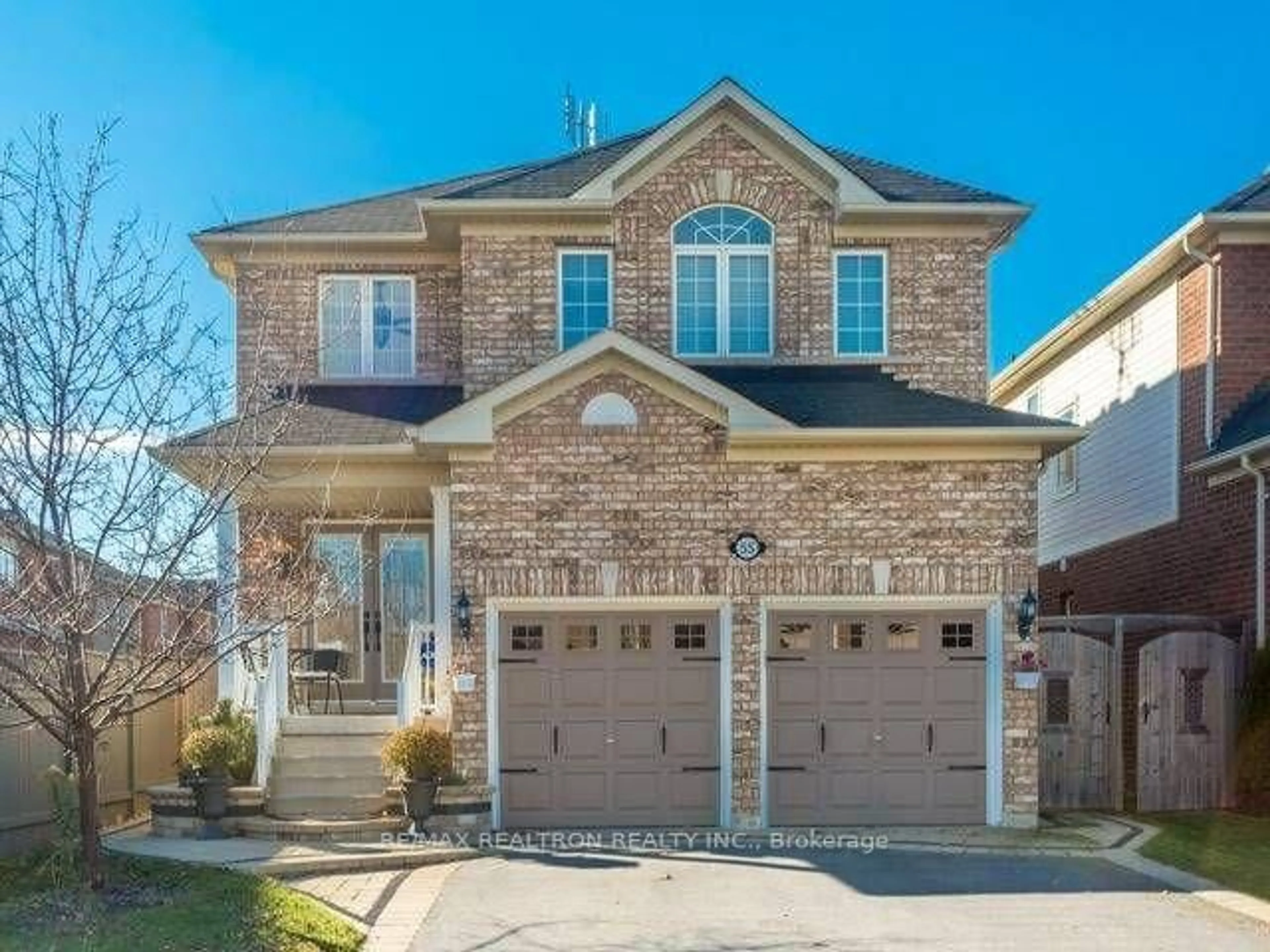 Home with brick exterior material, street for 55 Belfountain Dr, Whitby Ontario L1R 0C4