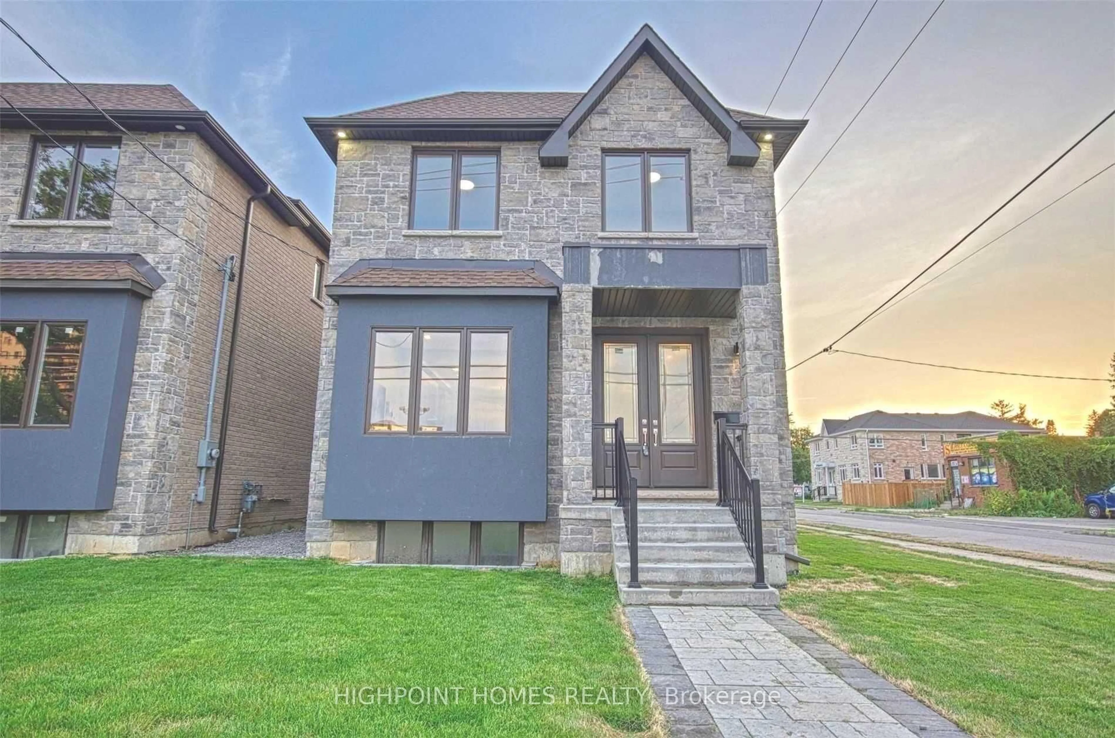 Home with brick exterior material, street for 452 Midland Ave, Toronto Ontario M1N 4A5