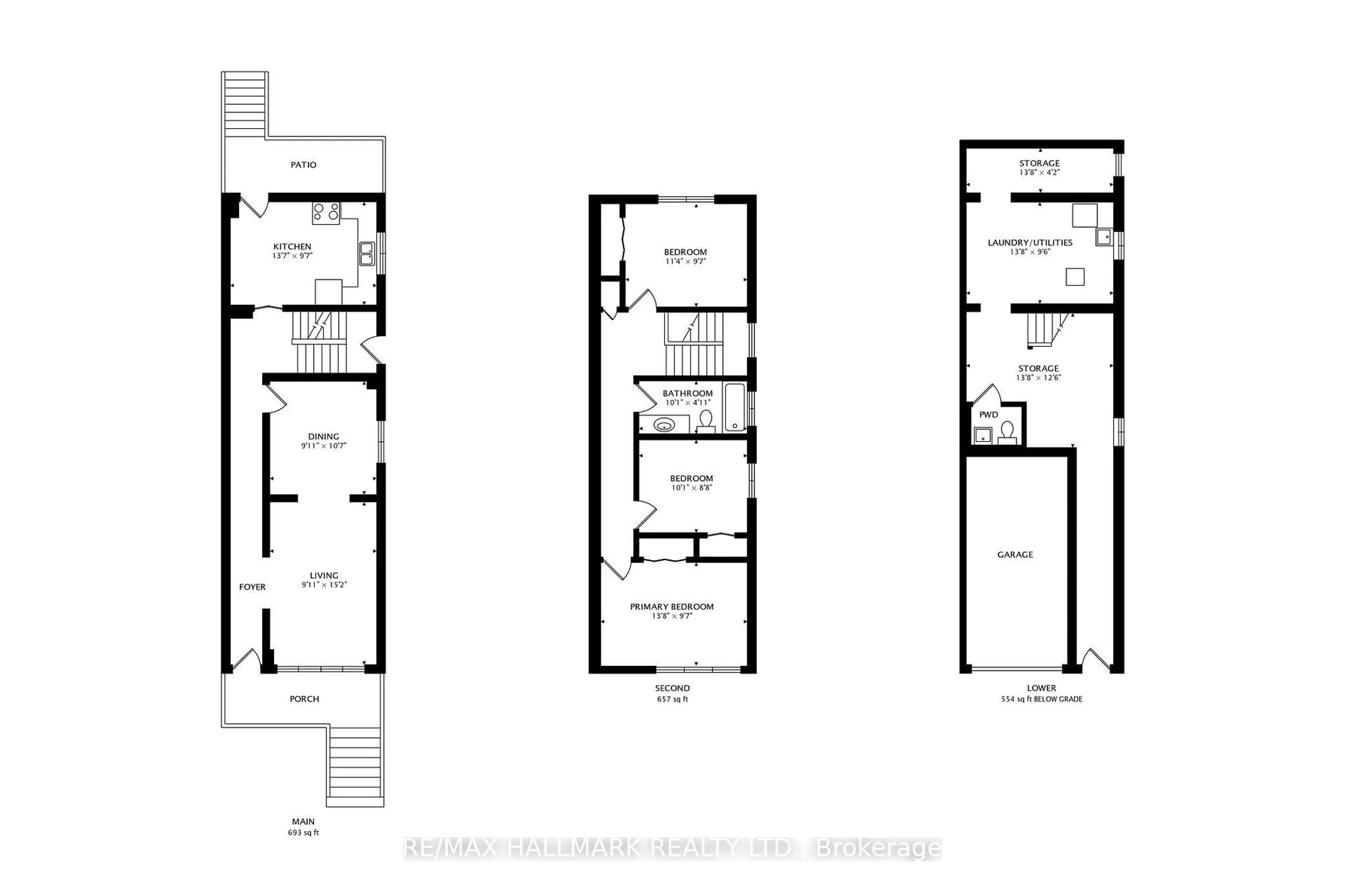 Floor plan for 76 Main St, Toronto Ontario M4E 2V7