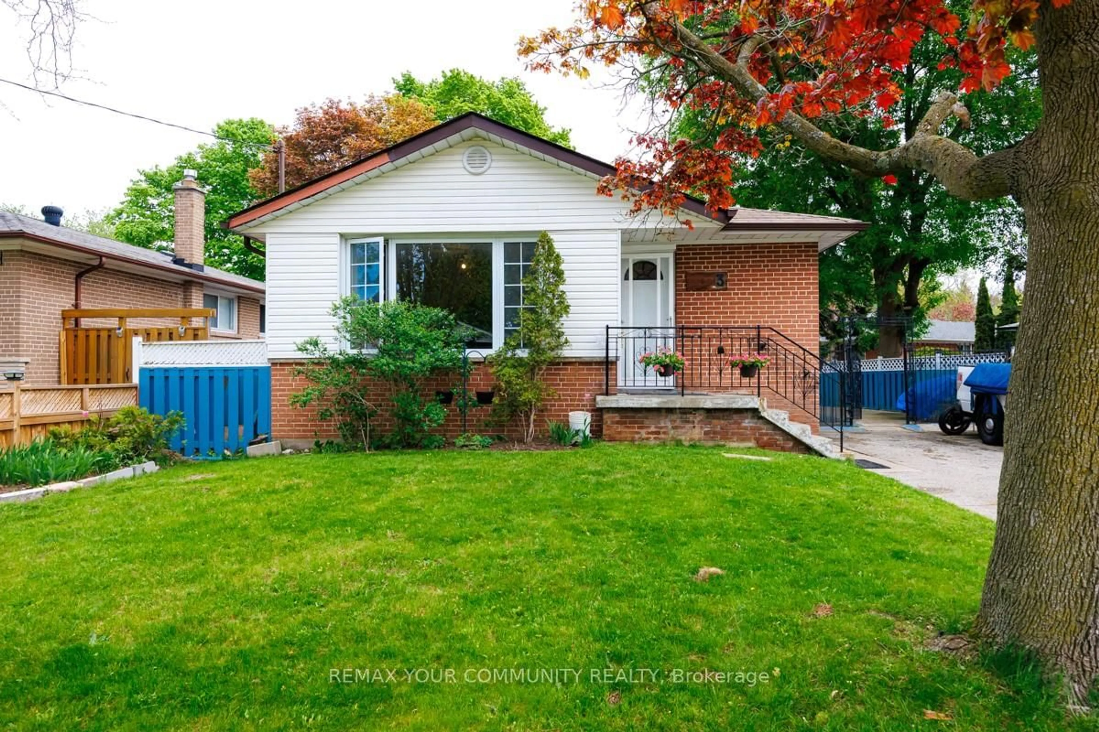 Home with brick exterior material, street for 3 Shoreview Dr, Toronto Ontario M1E 3R1