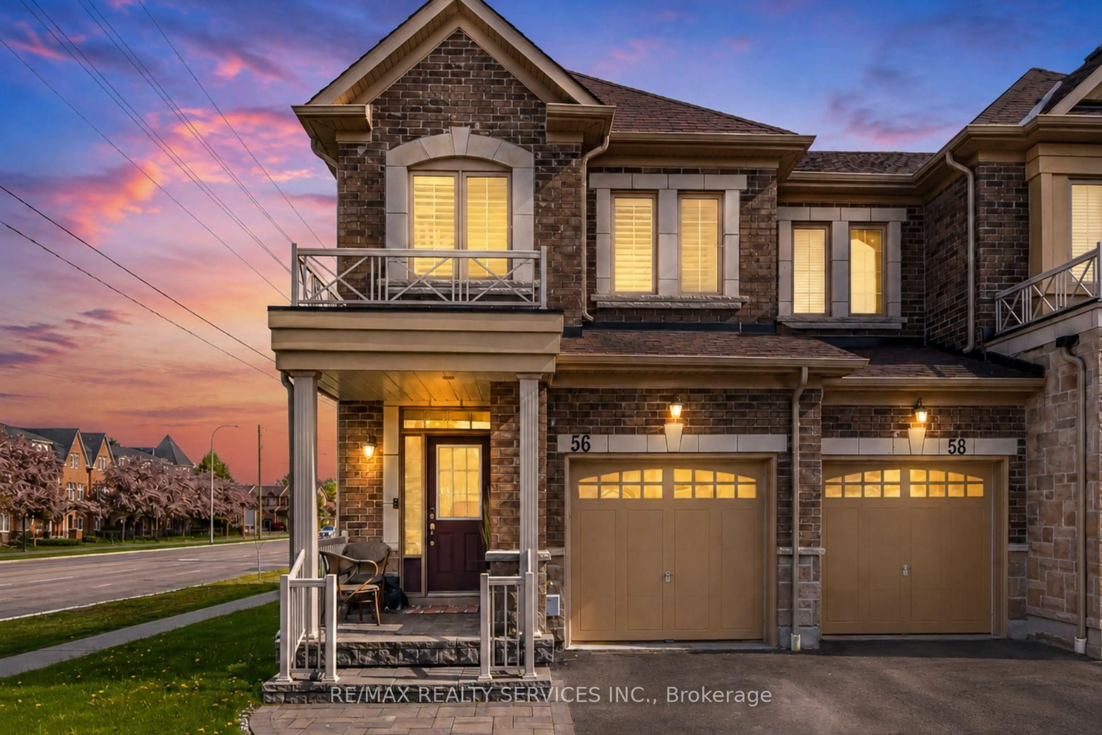 Home with brick exterior material, street for 56 Rimrock Cres, Whitby Ontario L1N 0E5