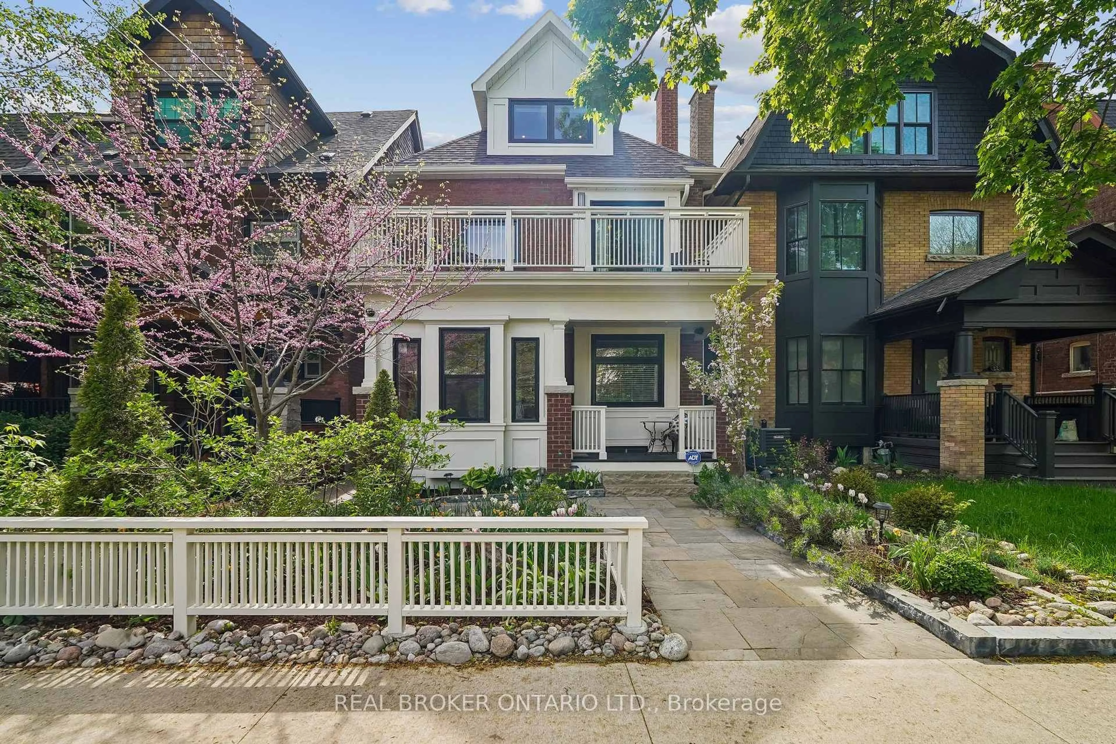 Home with brick exterior material, street for 20 Brookmount Rd, Toronto Ontario M4L 3N1