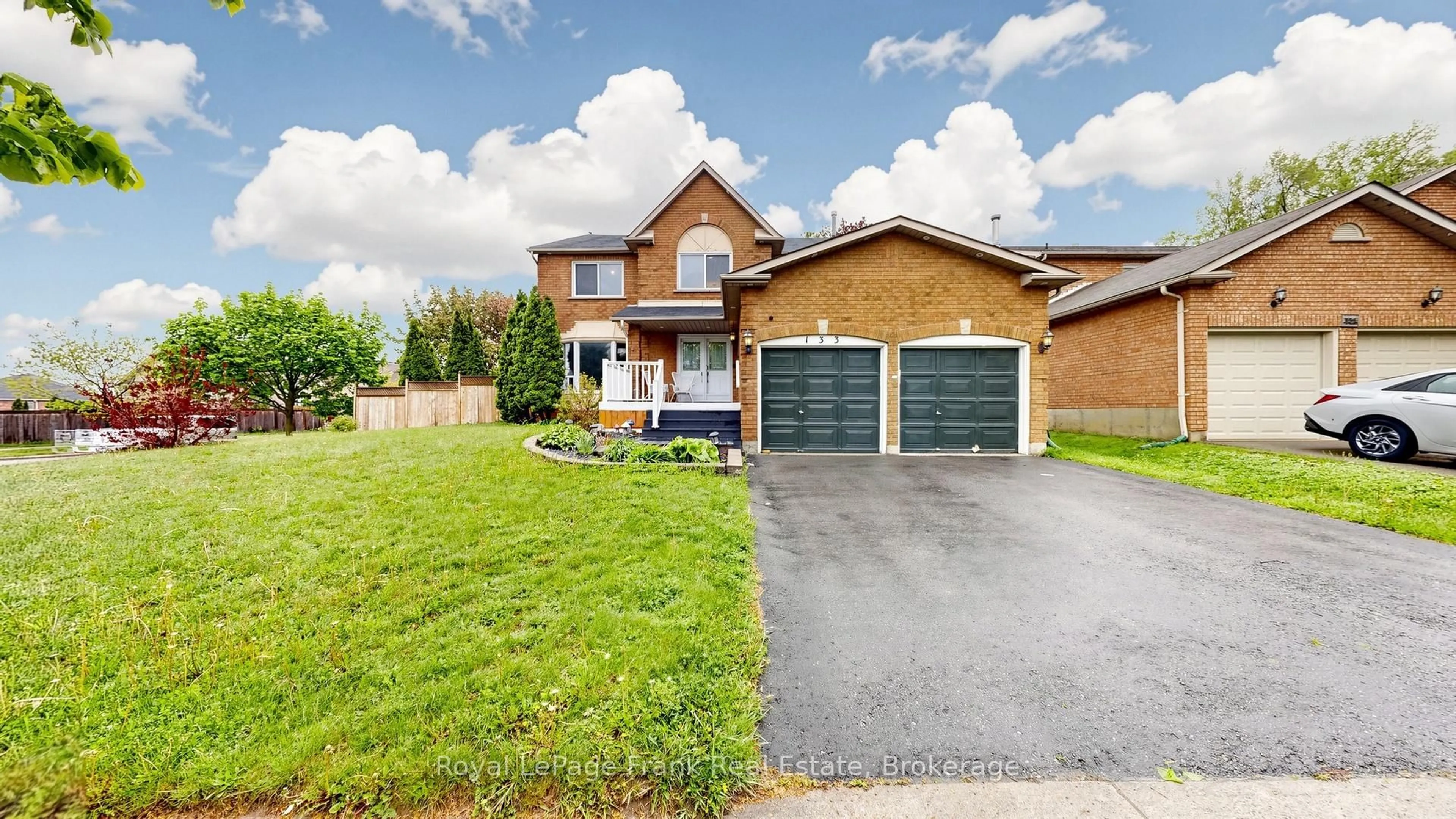 Home with brick exterior material, street for 133 Glenabbey Dr, Clarington Ontario L1E 2B7