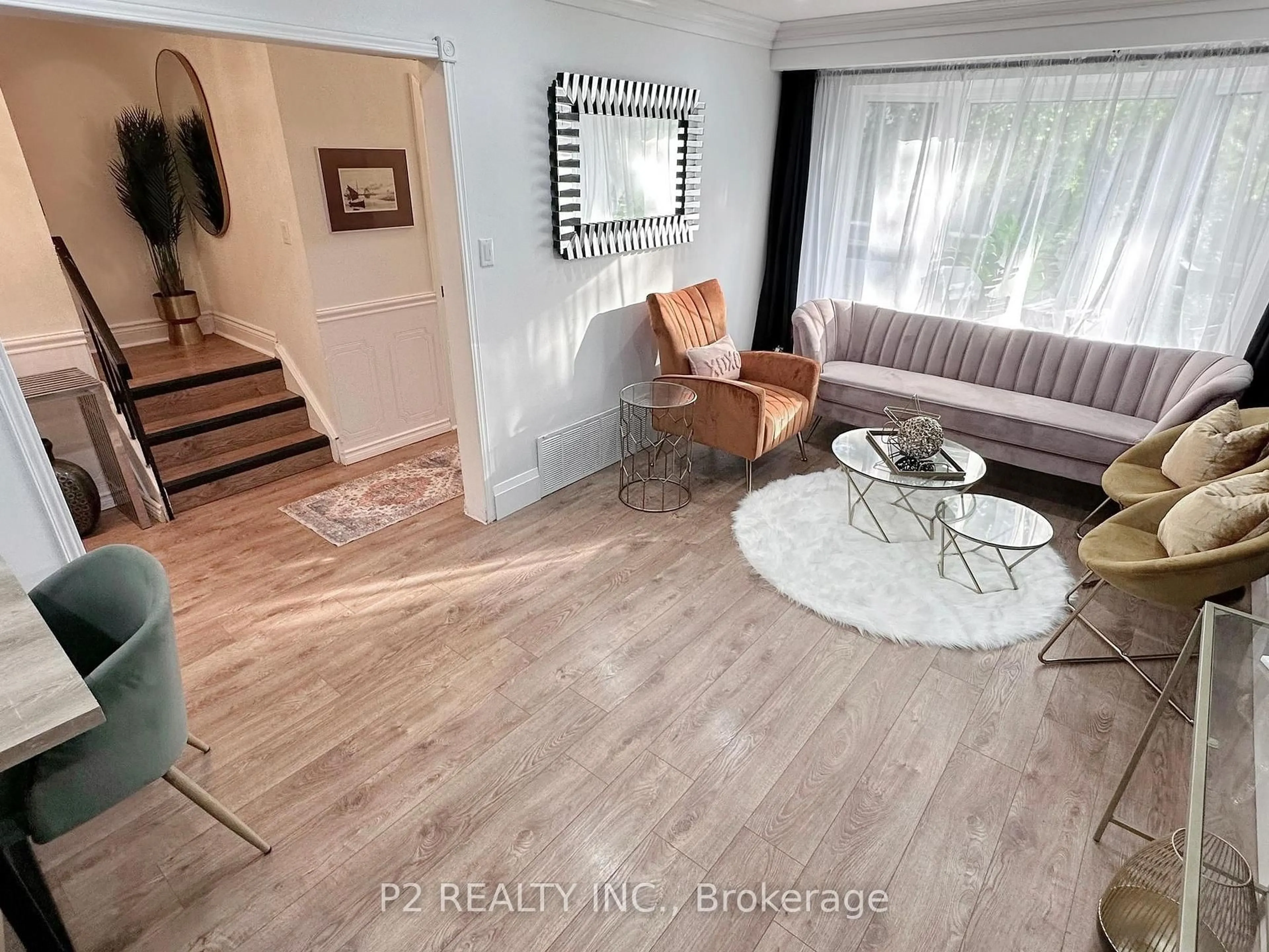 Living room with furniture, unknown for 411 Rosedale Dr, Whitby Ontario L1N 1Z5