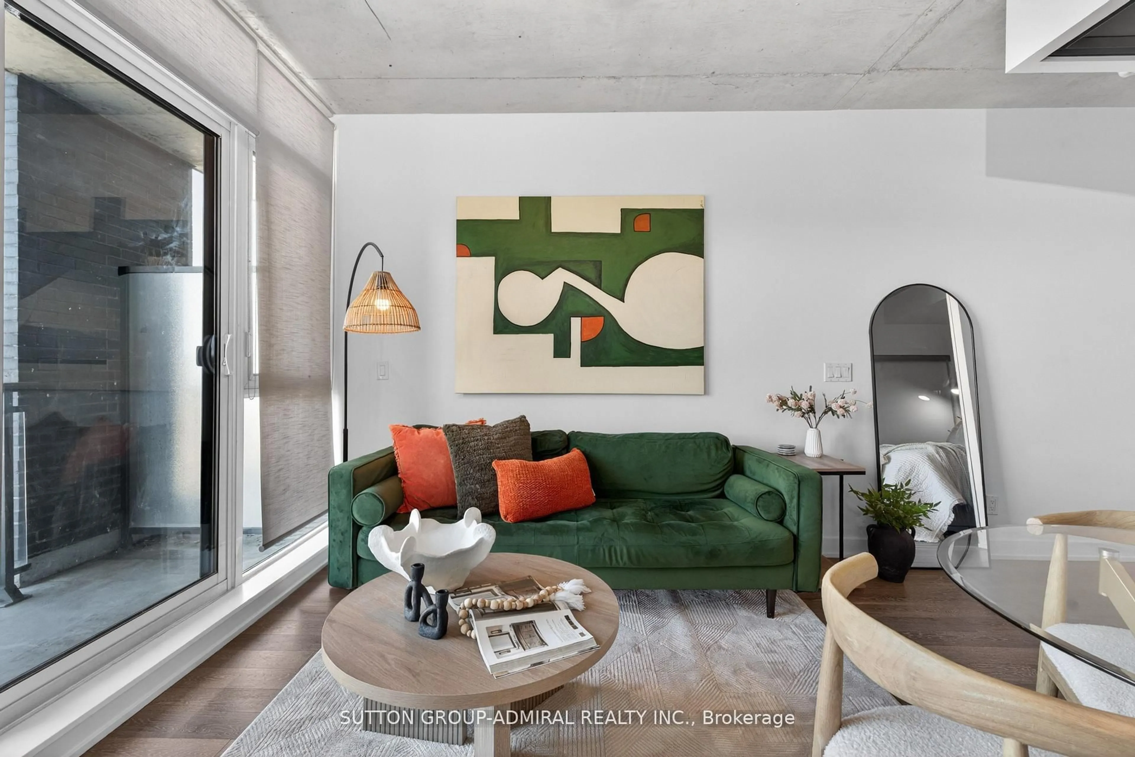 Living room with furniture, unknown for 1190 Dundas St #725, Toronto Ontario M4M 0C5